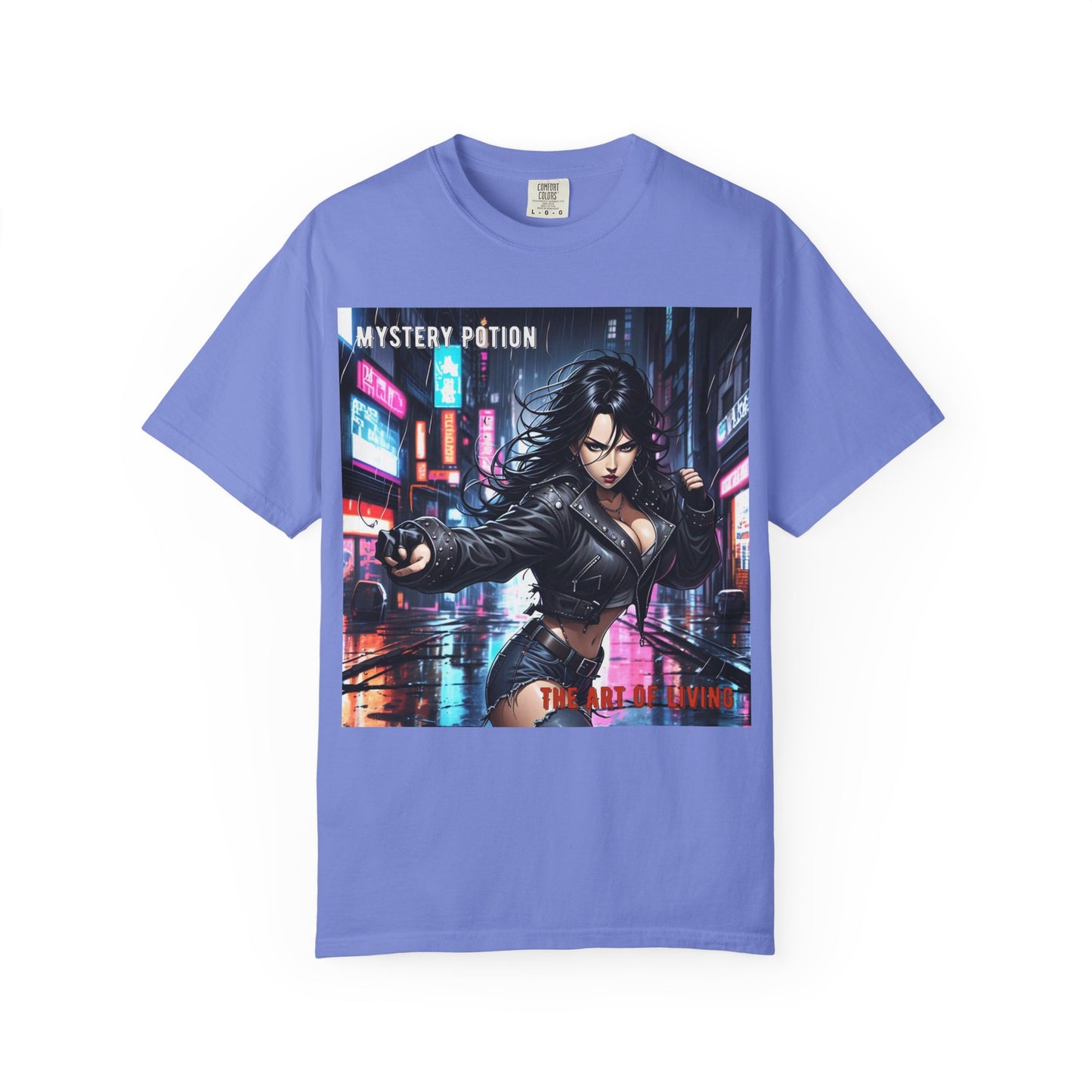 Mystery Potion Art Of Living Graphic T-Shirt, Cool Unisex Tee, Urban Style Apparel, Casual Streetwear, Gift for Gamers, Graphic Tee for Events