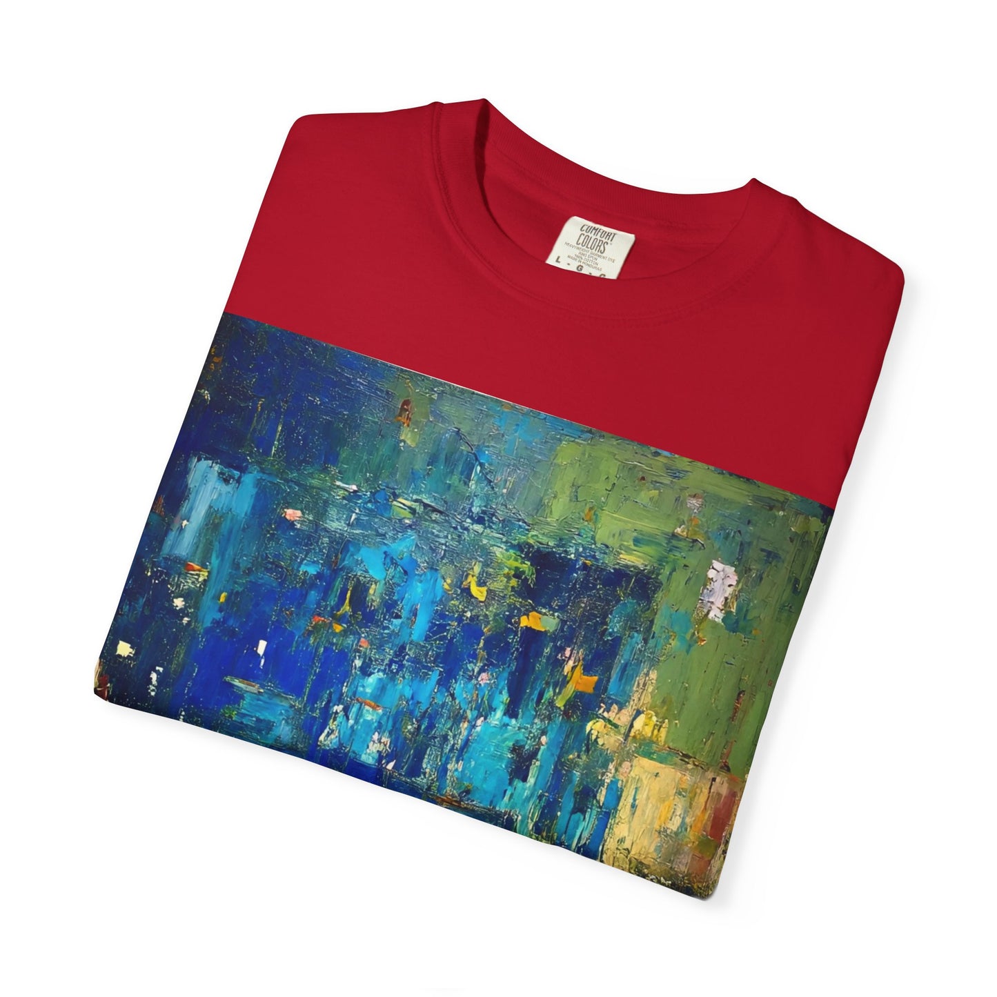 Artistic Unisex T-Shirt, Colorful Abstract Tee, Casual Wear, Gift for Art Lovers, Summer Essential, Unique Graphic Shirt
