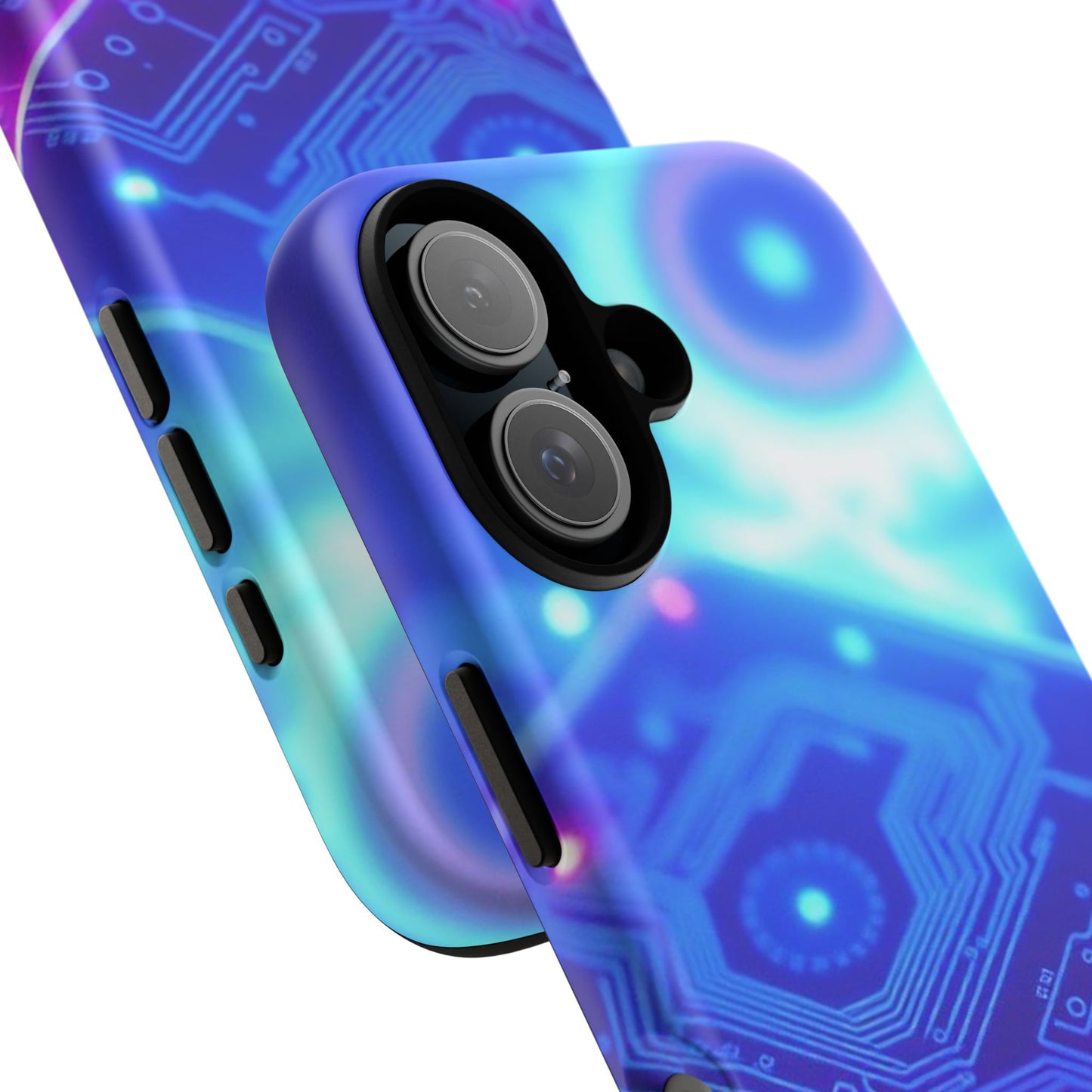 Electronics-Inspired Phone Case, Tough Cases for Tech Enthusiasts, Vibrant Tech Designs, Unique Gift for Gadget Lovers, Abstract [...]