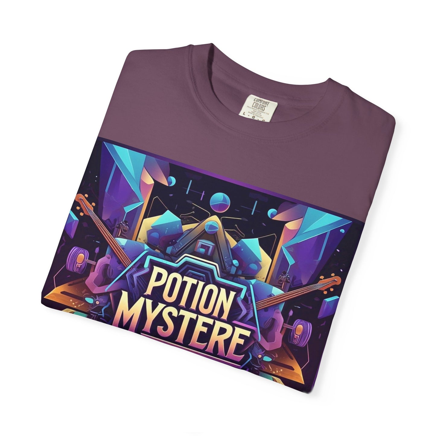 Potion Mystere Graphic Tee, Artistic Unisex Shirt, Handmade Gift, Festival Apparel, Unique Art T-shirt