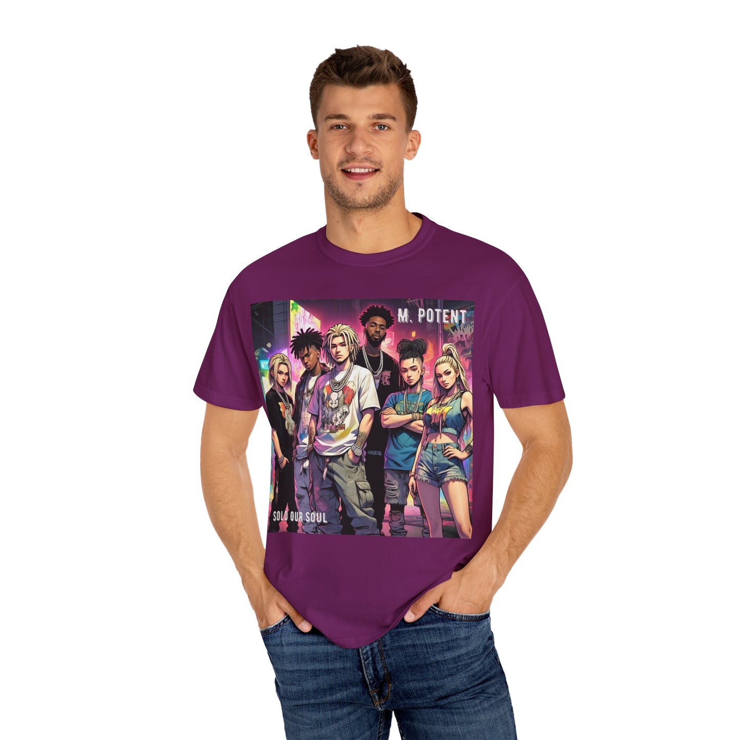 'Sold Our Soul' by M. Potent, Hip Hop Graphic Tee, Streetwear T-Shirt, Unisex Casual Tee, Music-Inspired Shirt, Gifts for Music Lovers, Trendy Fashion Top