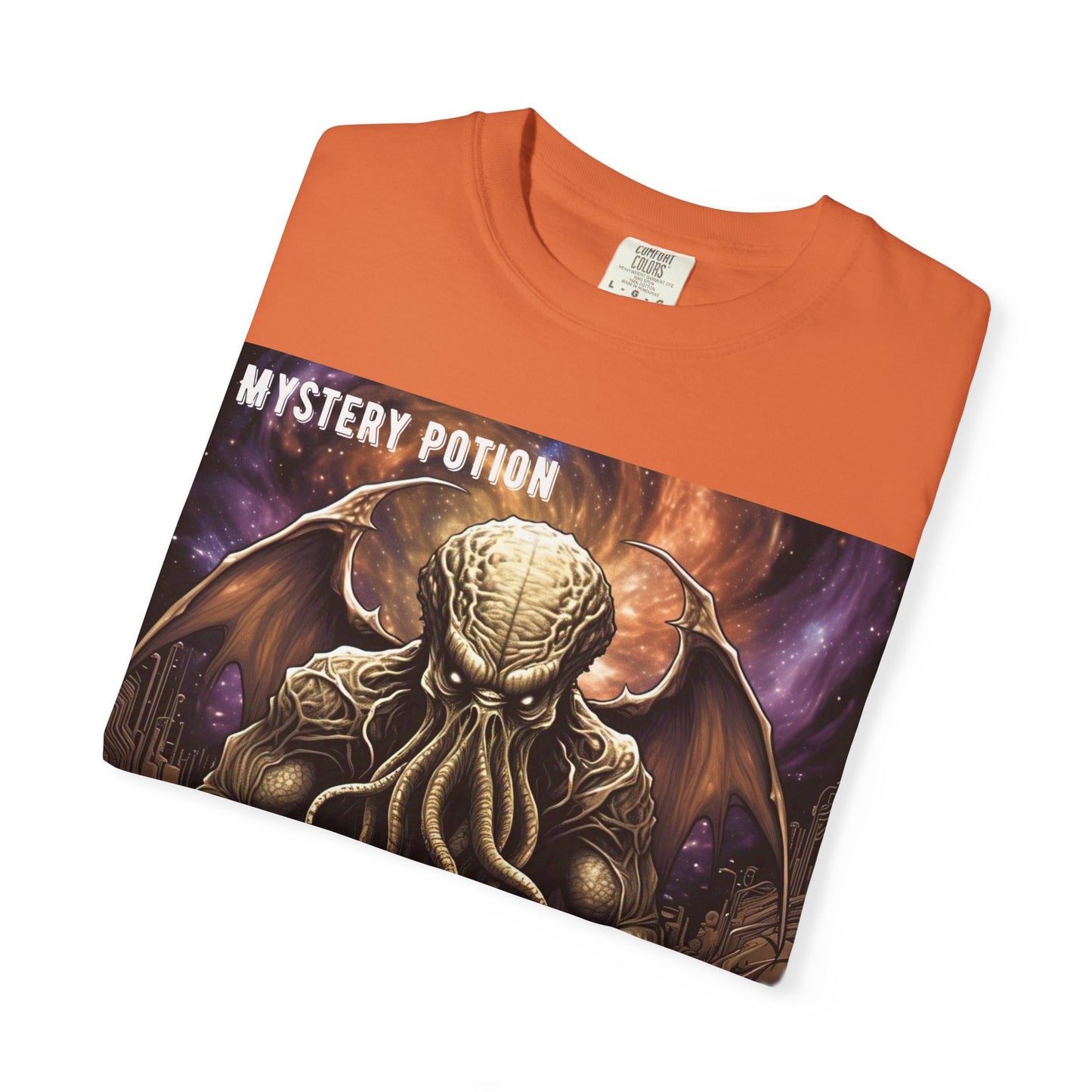 Mystery Potion Unisex T-Shirt, Cthulhu Inspired Tee, Gothic Apparel, Witchy Clothing, Halloween Outfit, Fantasy Fan Gift