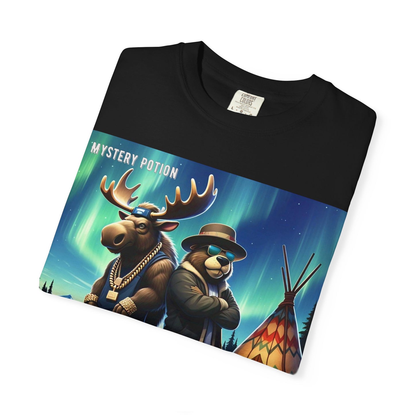 'Land Of The Silver Birch' by Mystery Potion,  Unisex Garment-Dyed T-shirt