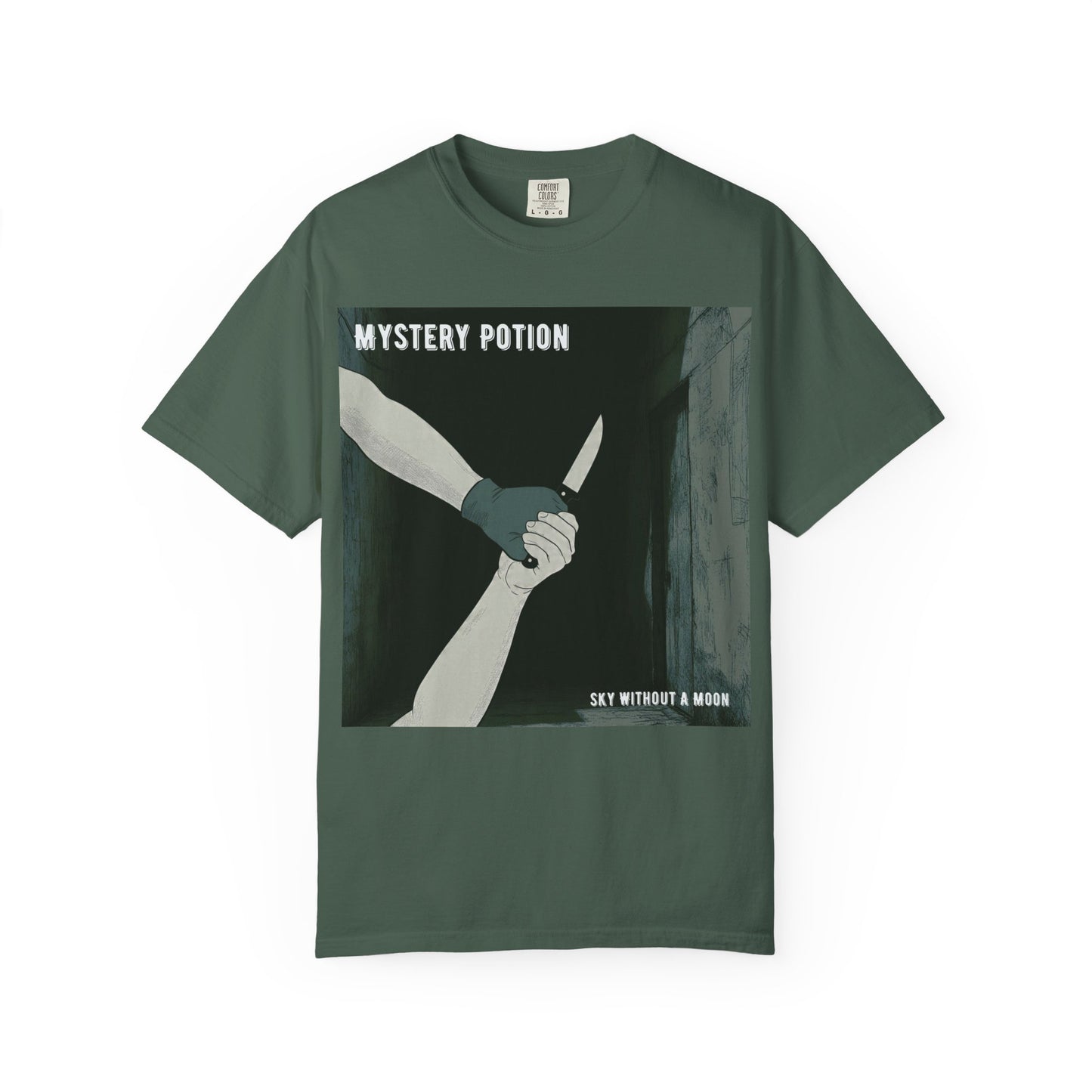 'Sky Without A Moon' by Mystery Potion Graphic Tee | Unisex Casual Wear, Artistic T-shirt, Unique Gift for Friends, Street Style Fashion, Gift for Occasions