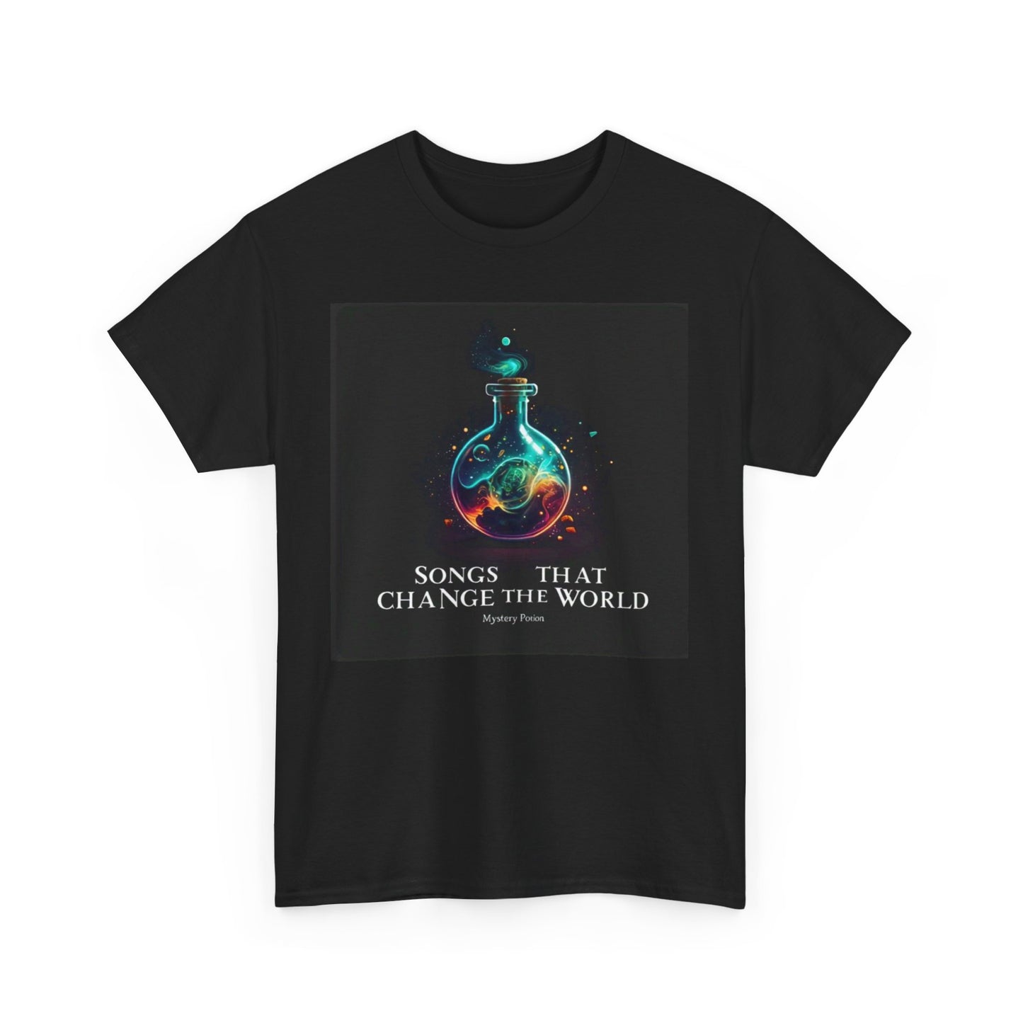 'Songs That Change The World' by Mystery Potion Viral Statement Tee