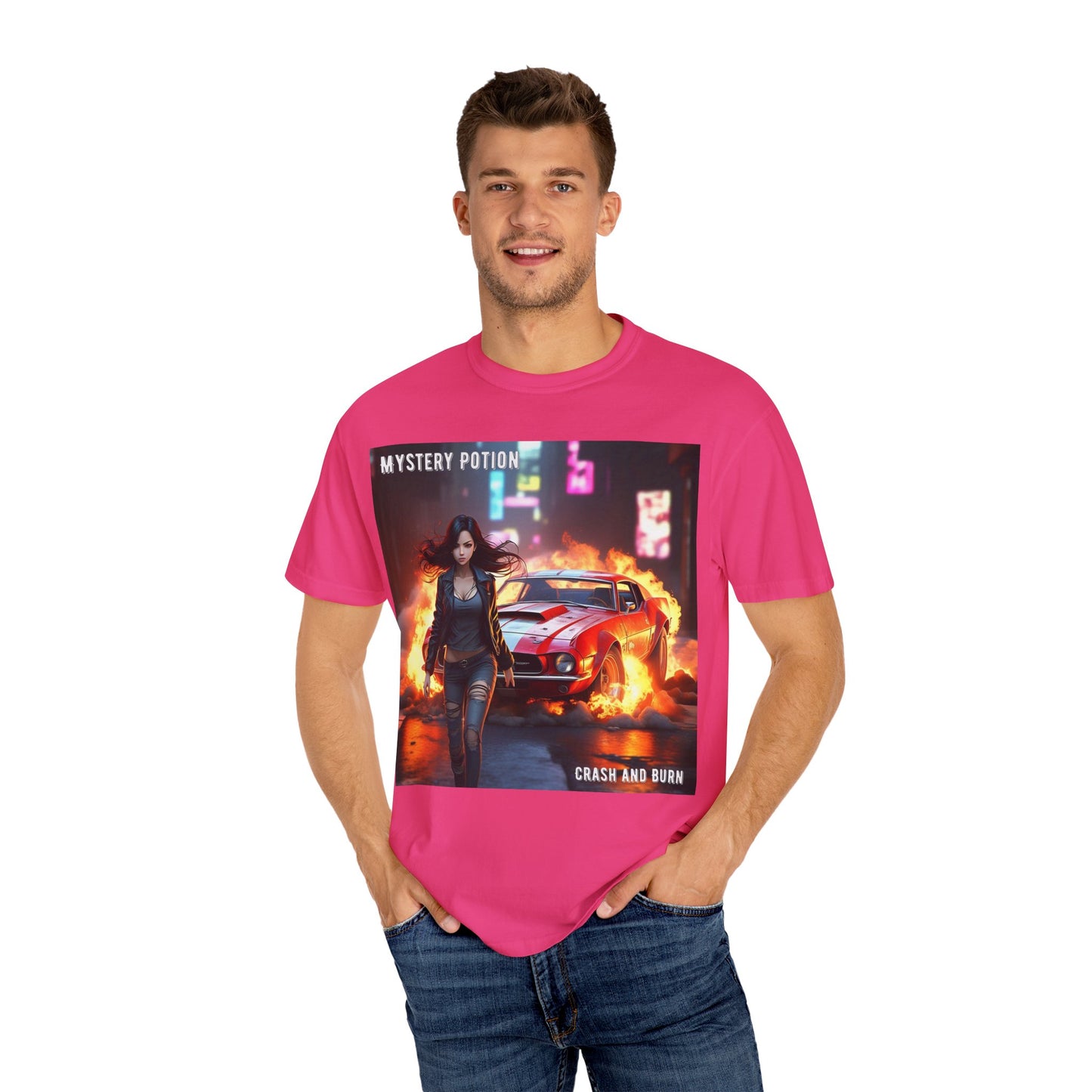 Mystery Potion Graphic Tee, Unisex Cool T-Shirt, Casual Wear, Gift for Gamers, Summer Festival Top