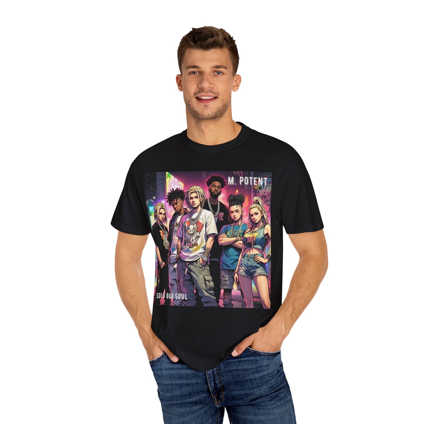 'Sold Our Soul' by M. Potent, Hip Hop Graphic Tee, Streetwear T-Shirt, Unisex Casual Tee, Music-Inspired Shirt, Gifts for Music Lovers, Trendy Fashion Top