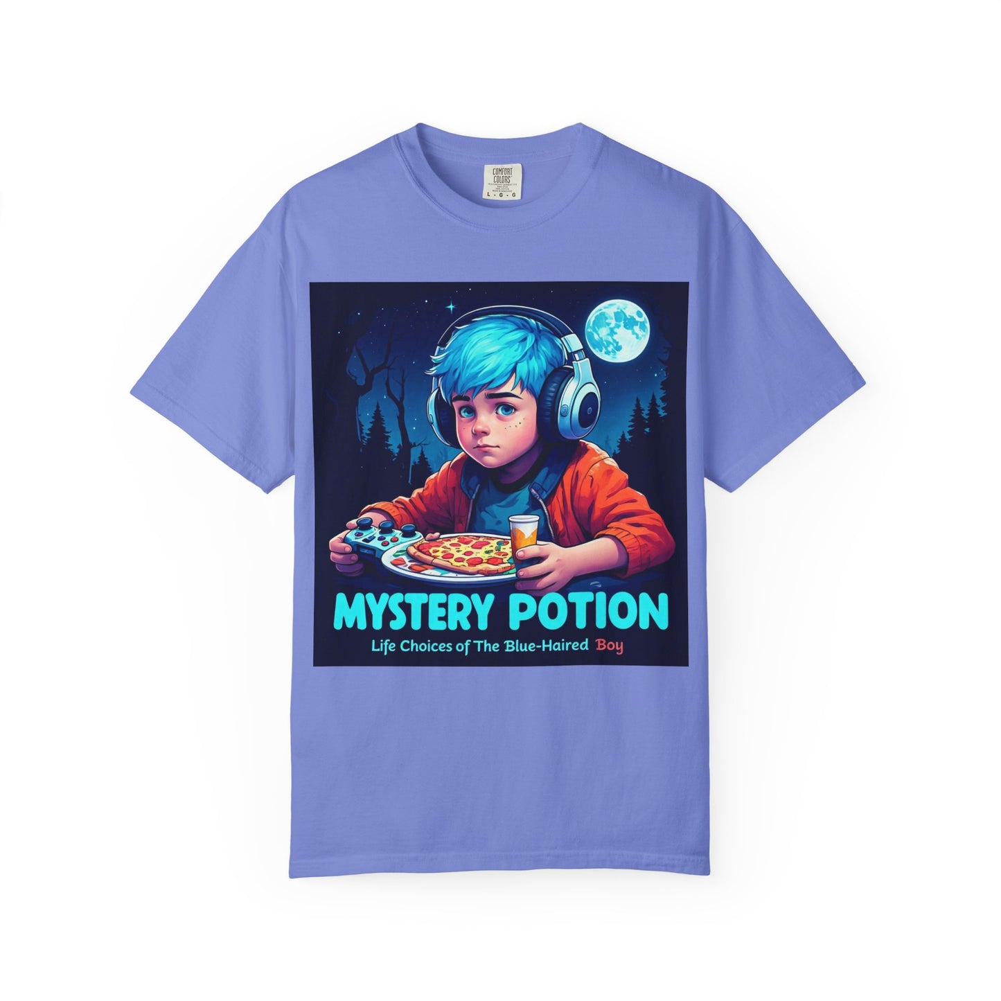 Mystery Potion T-shirt, Gamer Tee, Unisex Graphic Tee, Quirky Gift, Unique Design, Retro Vibe