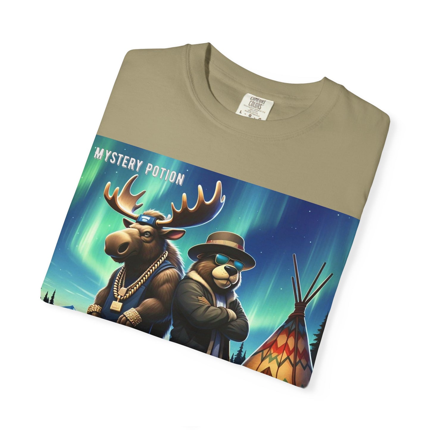 'Land Of The Silver Birch' by Mystery Potion,  Unisex Garment-Dyed T-shirt