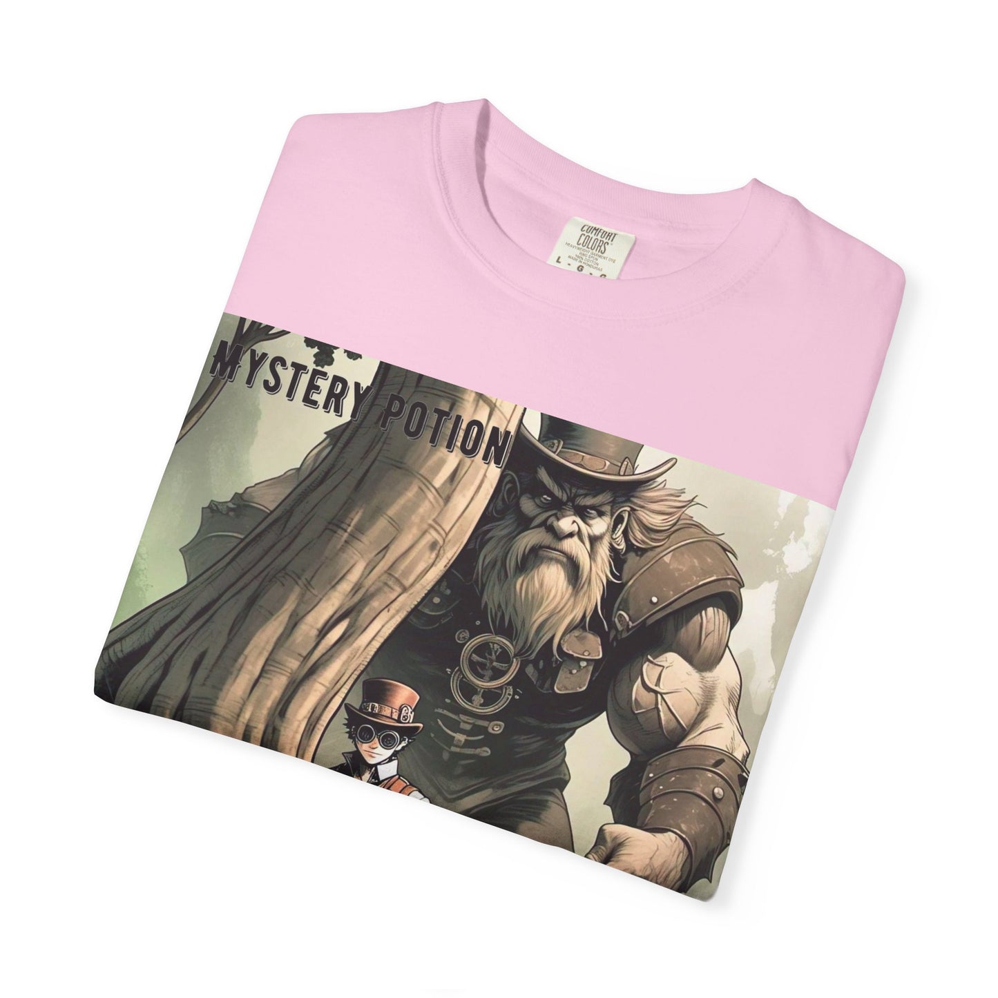 Mystery Potion Adventure T-Shirt, Fantasy Shirt, Unisex Graphic Tee, Gamer Gift, Nature Lover Gift, Cool T-Shirt for Events