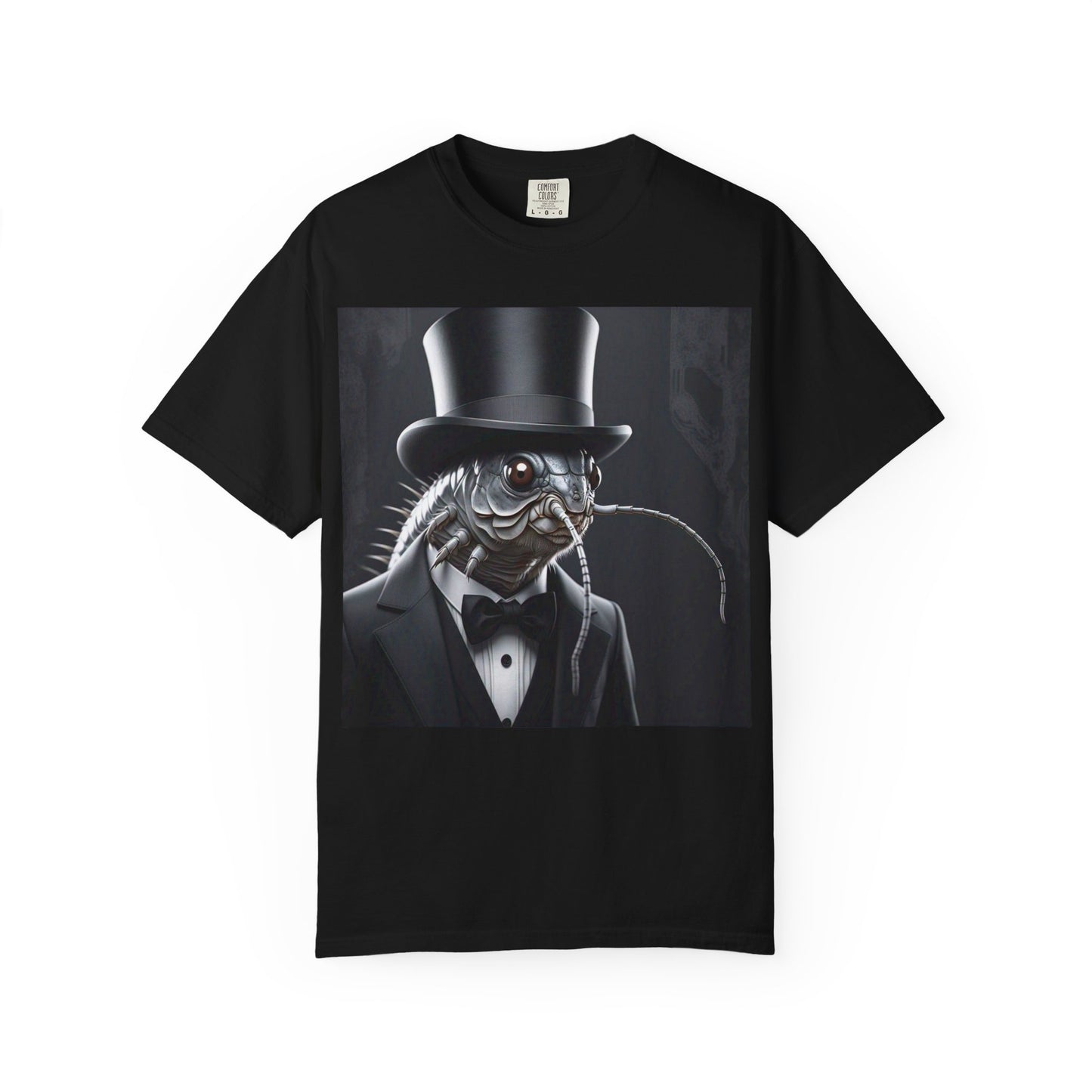 Whimsical Silver Fish Gentleman T-shirt | Fun Gift for Aquatic Lovers, Unique Humor Shirt, Casual Wear, Creative Outfit