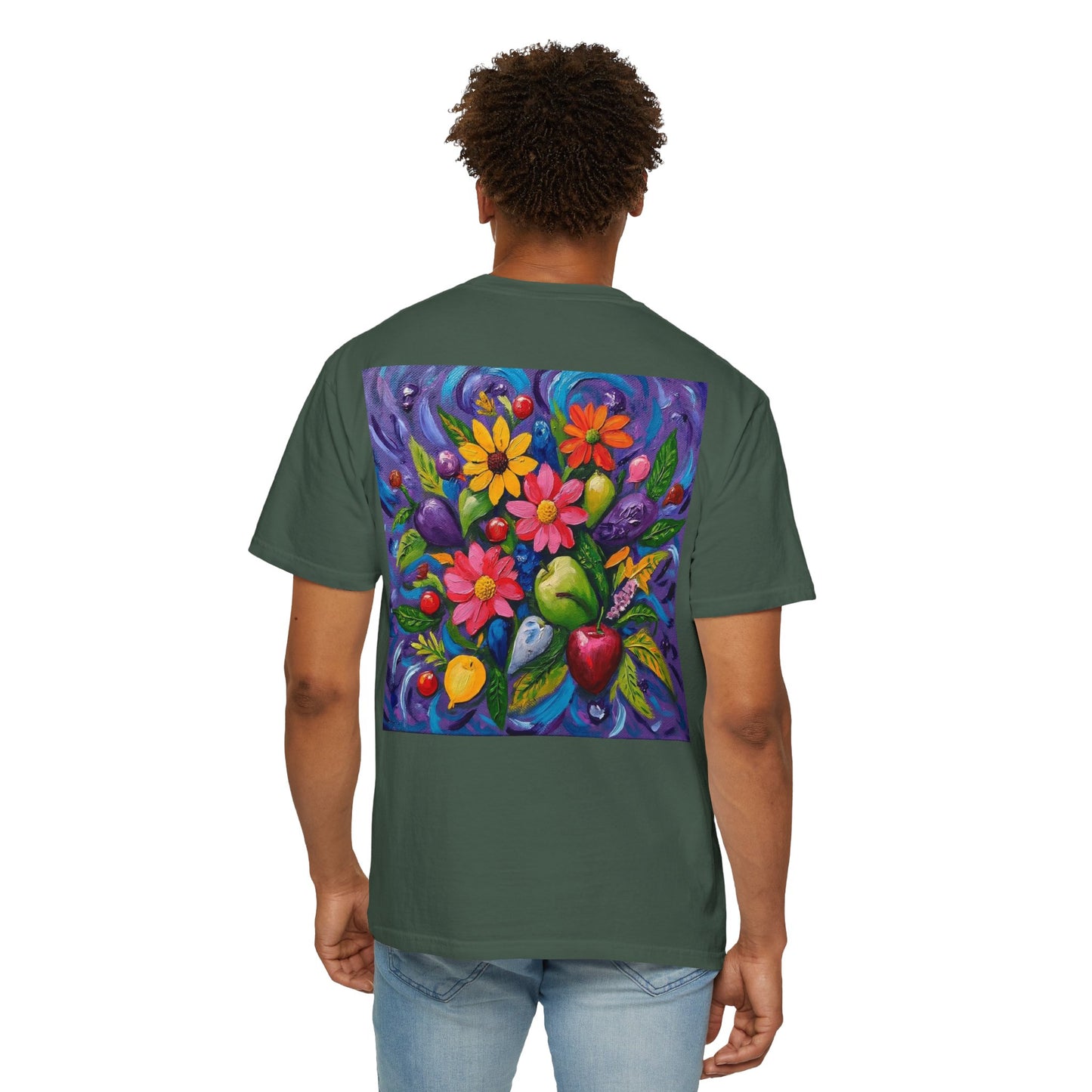 Vibrant Floral Art T-Shirt | Unisex Garment-Dyed Tees | Gift for Garden Lovers | Casual Wear for All Seasons | Summer Vibes | Unique [...]