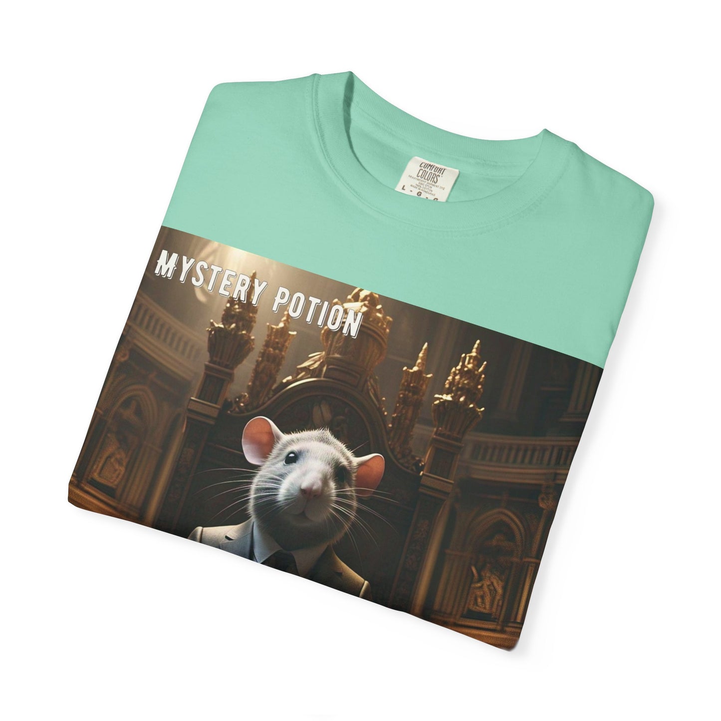 Mystery Potion Funny Unisex T-Shirt, Gift for Animal Lovers, Quirky Tee, Unique Graphic Shirt, Perfect for All Occasions