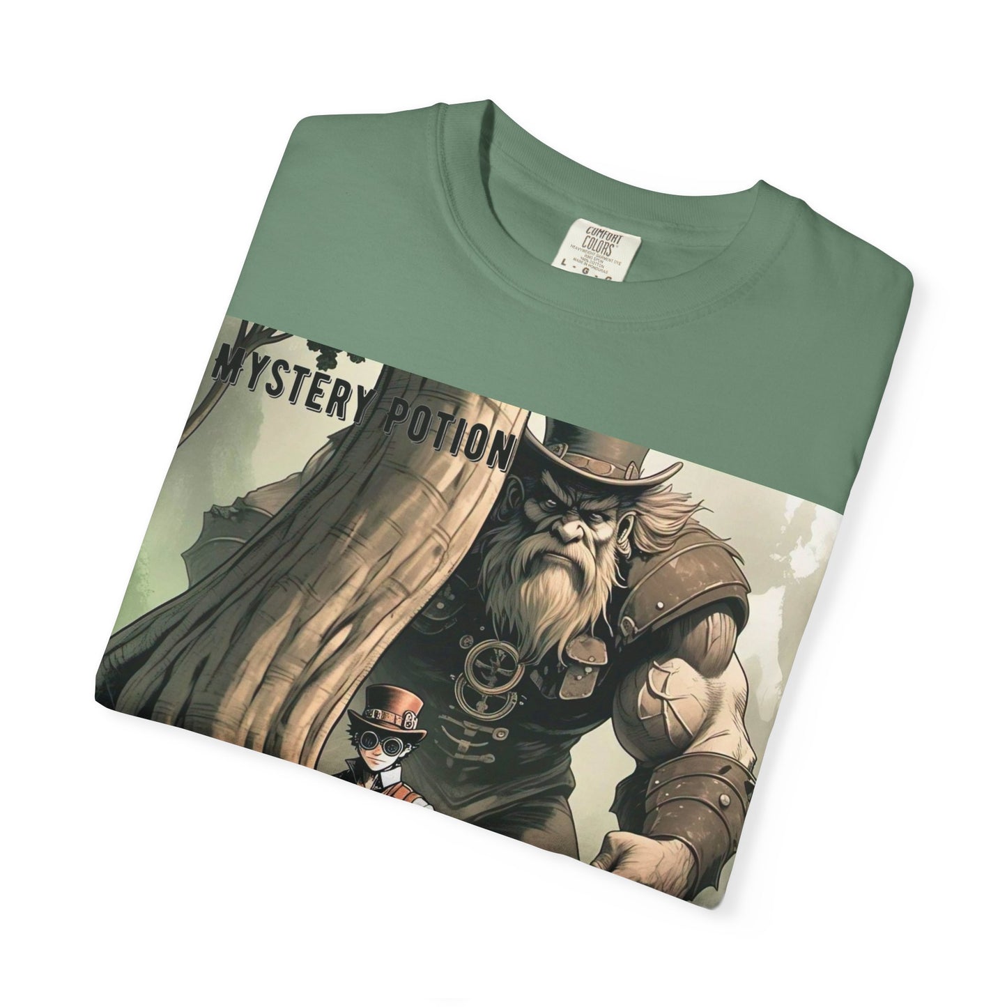 Mystery Potion Adventure T-Shirt, Fantasy Shirt, Unisex Graphic Tee, Gamer Gift, Nature Lover Gift, Cool T-Shirt for Events