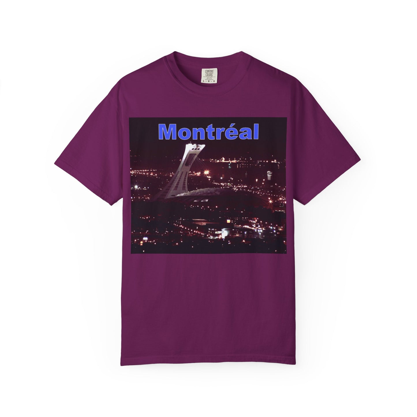 Montreal Night Skyline Unisex T-Shirt, City Love Tee, Travel Shirt, Gift for Her, Vintage Graphic Top