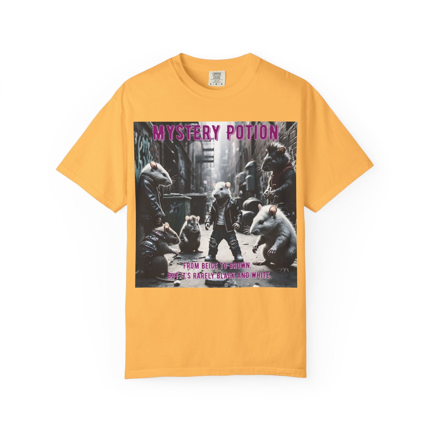 'From Beige to Brown, but it's Rarely Black and White' by Mystery Potion, Anti-Racism Statement Unique Graphic Tee, Mystery Potion's Unity in Diversity Unisex T-Shirt, Casual Wear, Festival Fashion, Summer Style