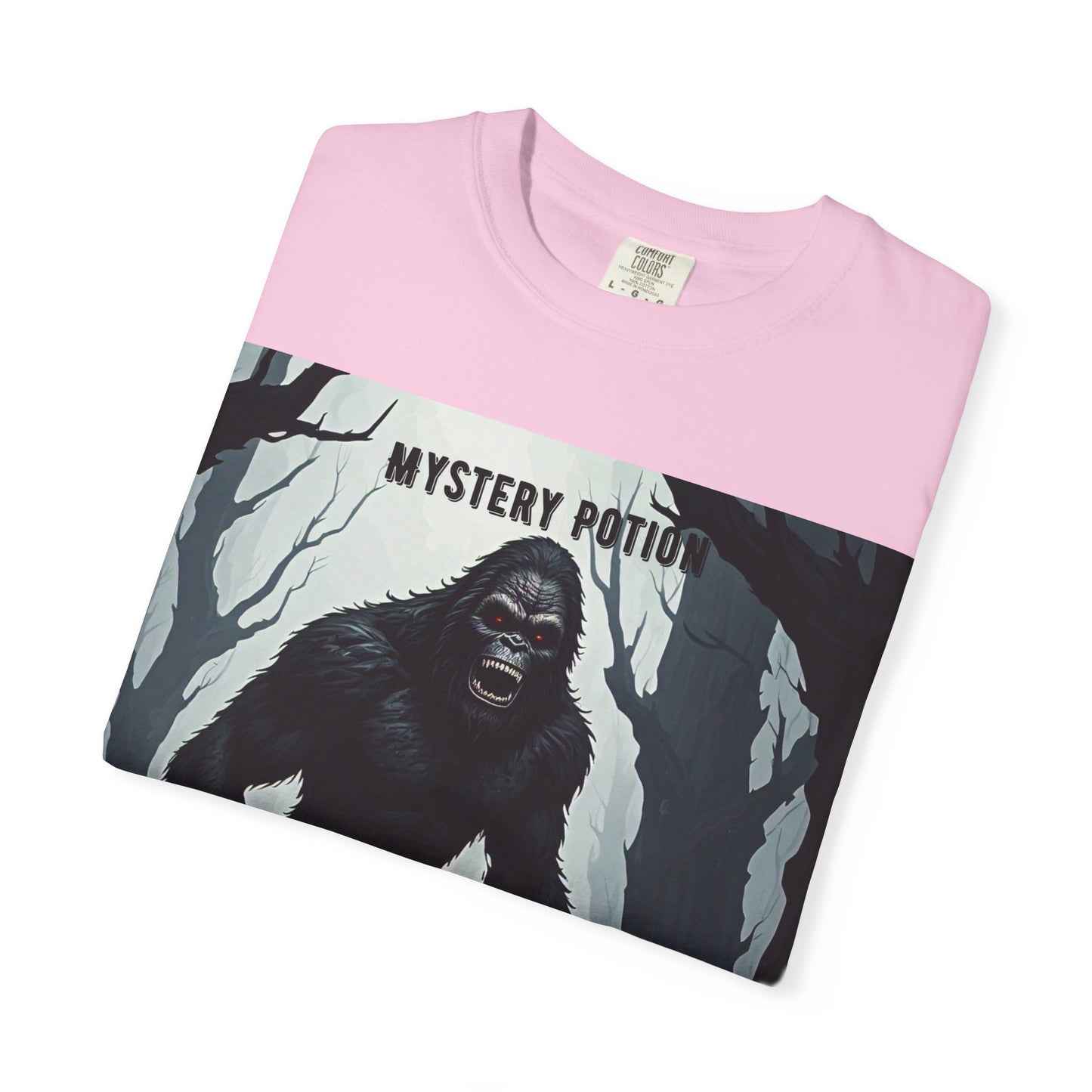 Bigfoot by Mystery Potion T-shirt, Unisex Statement Tee, Gift for Nature Lovers, Outdoor Adventure Shirt, Fun Graphic Tee