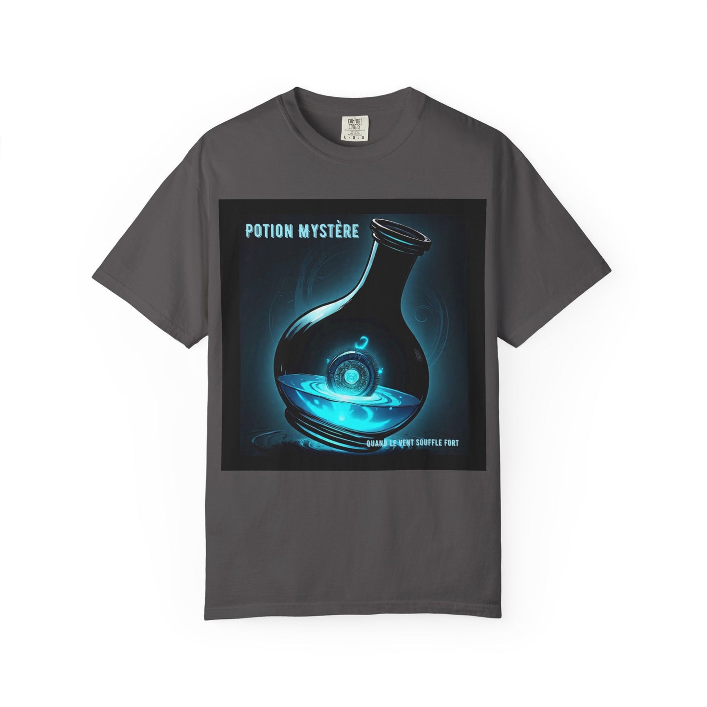 'Quand Le Vent Souffle Fort' par Potion Mystère, Mystery Potion T-Shirt, Unisex Graphic Tee, Magic Lab Shirt, Fantasy Apparel, Gift for Wizards and Witches