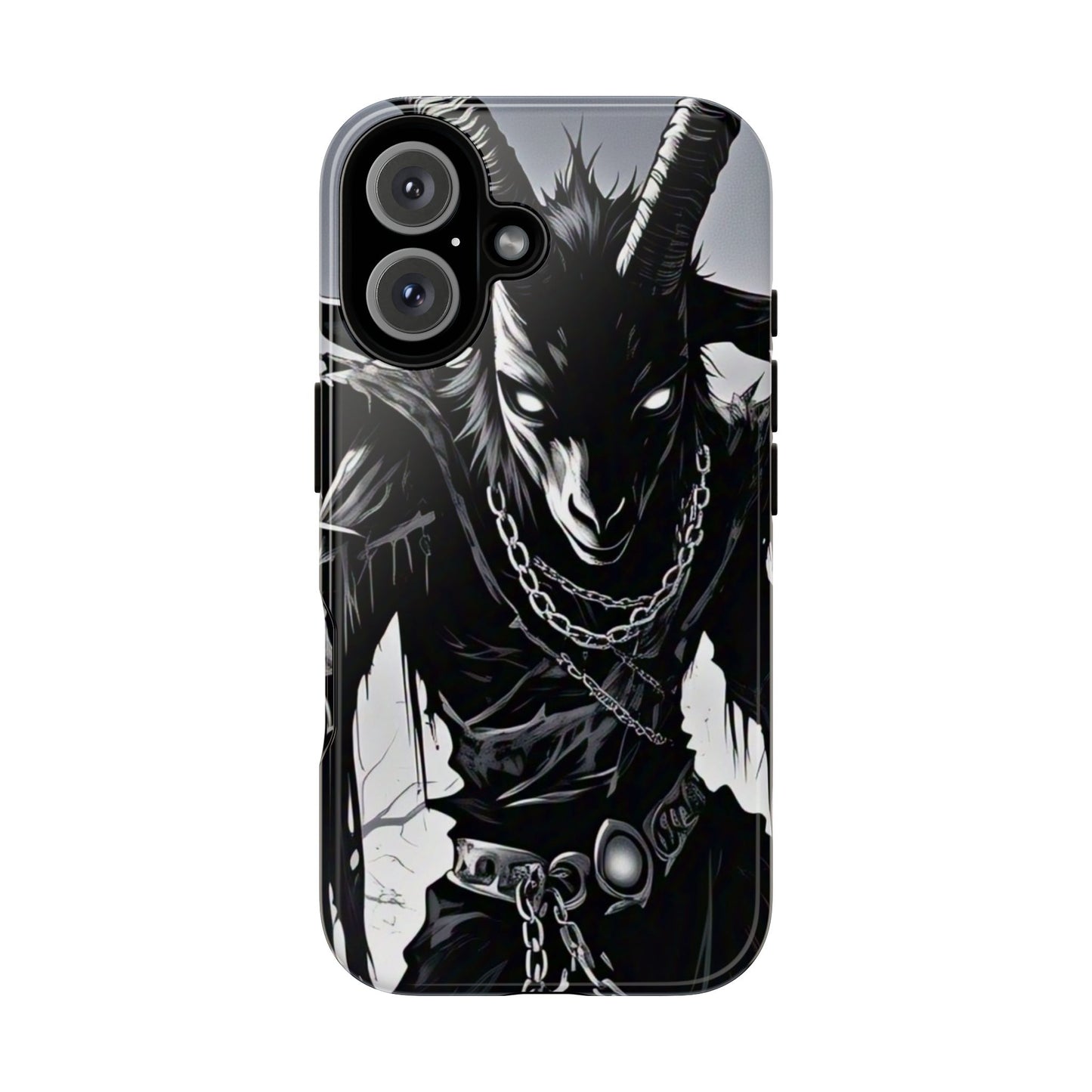GOAT of Goth Tough Cases - Unique Artistic Phone Case, Dark Fantasy Style, Gift Idea for Gamers, Protection & Style for Everyday Use, Phone Accessory