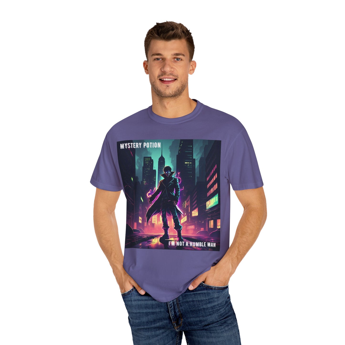 'I'm Not A Humble Man' Design, Mystery Potion Top Hit, Viral Musician's band T-shirt
