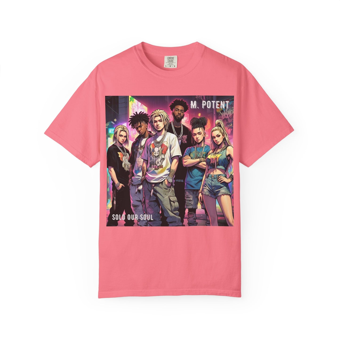 'Sold Our Soul' by M. Potent, Hip Hop Graphic Tee, Streetwear T-Shirt, Unisex Casual Tee, Music-Inspired Shirt, Gifts for Music Lovers, Trendy Fashion Top