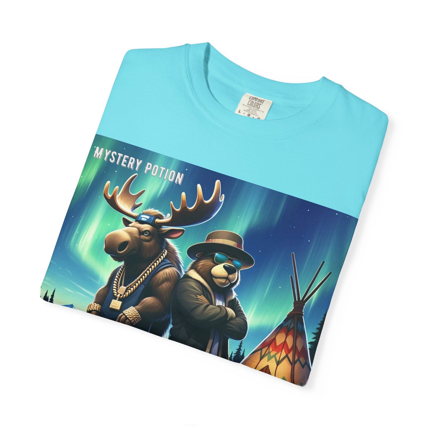 'Land Of The Silver Birch' by Mystery Potion,  Unisex Garment-Dyed T-shirt