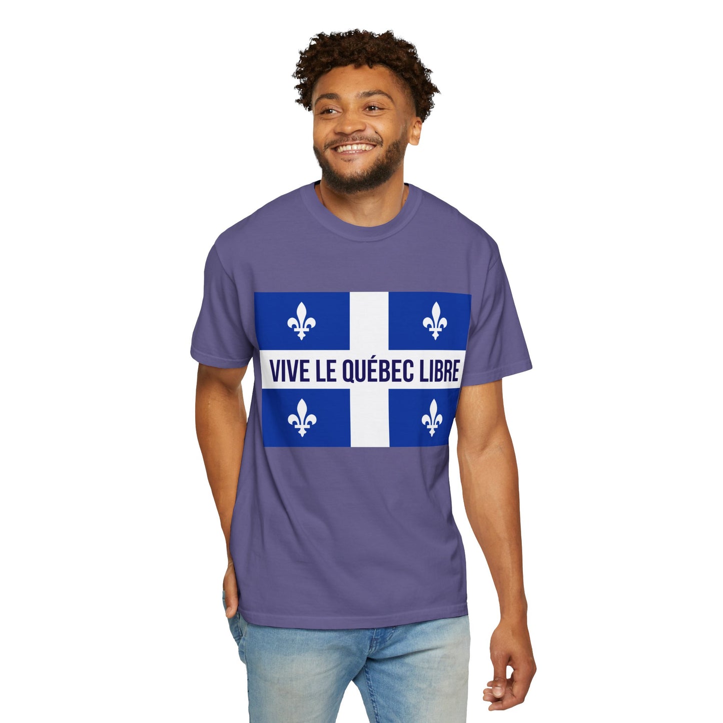 Vive le Québec Libre T-Shirt, Unisex Garment-Dyed Tee for Patriotic Celebrations, Canadian Pride Shirt, Quebec Independence Day [...]