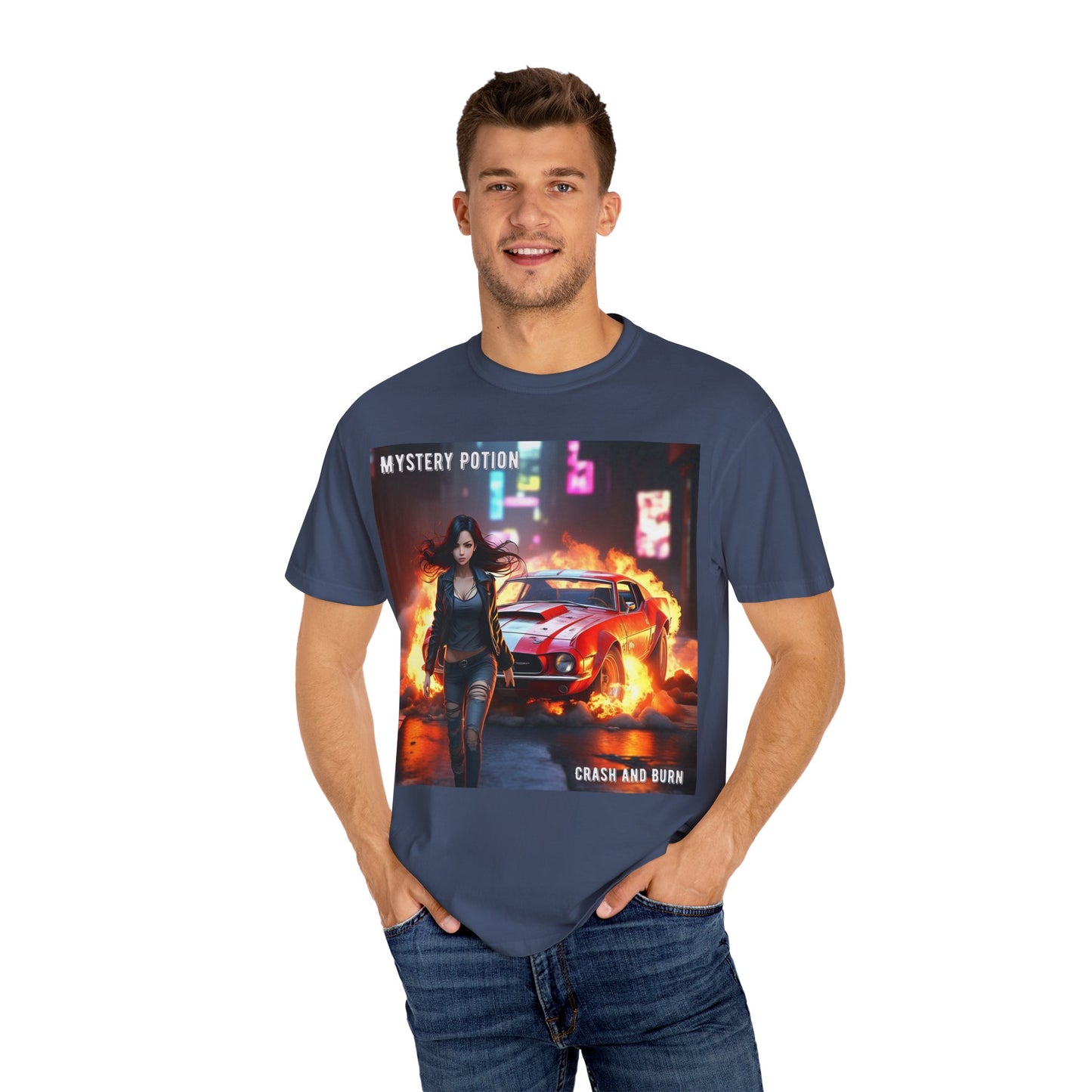 Mystery Potion Graphic Tee, Unisex Cool T-Shirt, Casual Wear, Gift for Gamers, Summer Festival Top