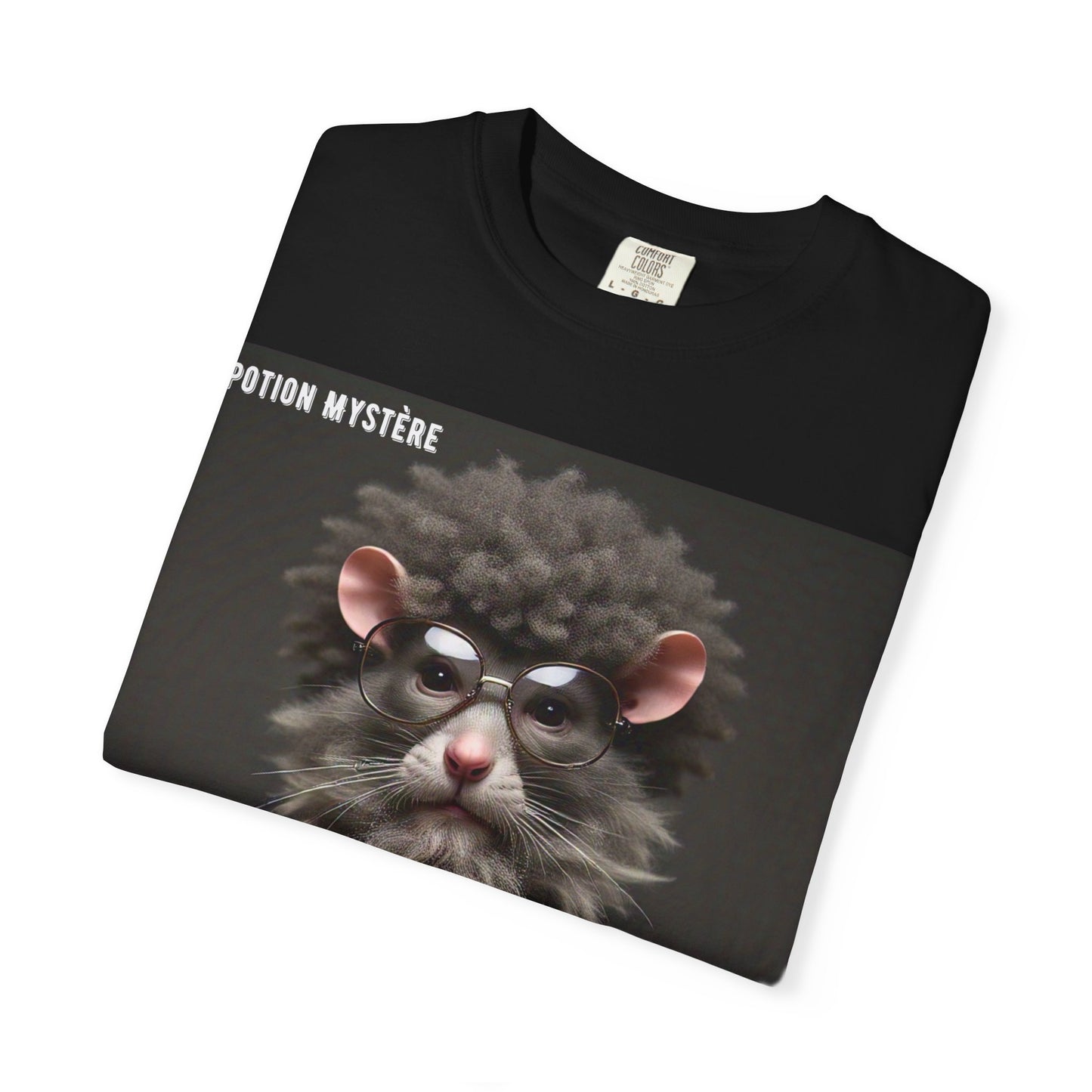 Doc Mailloux by Potion Mystère, Rat Graphic T-Shirt, Unisex Funny Tee, Gift for Animal Lovers, Unique Vintage Style Clothing, Statement Tee for Parties