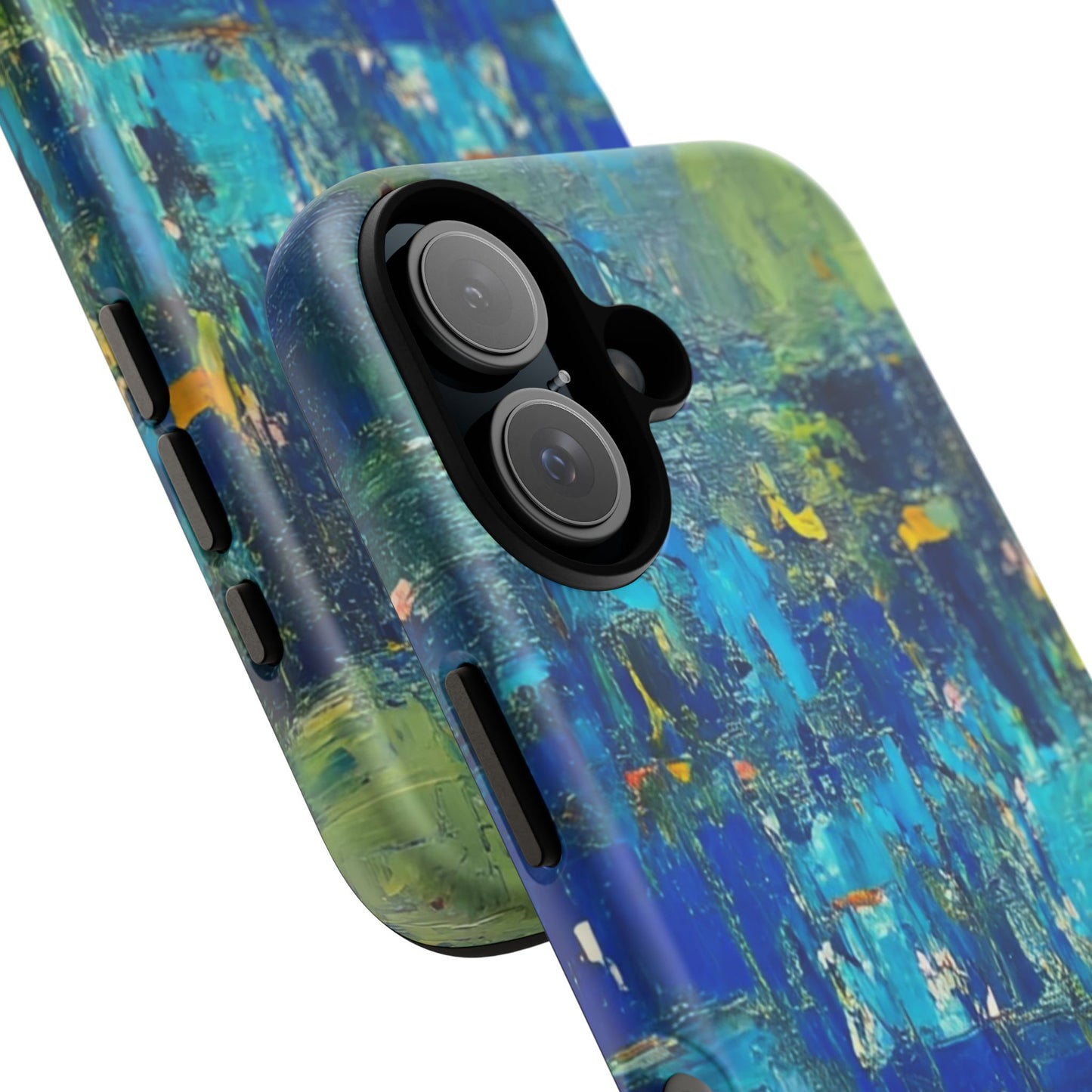 Artistic Phone Case, Colorful Protective Cover, Unique Smartphone Accessory, Trendy Gift for Tech Lovers, Vibrant Artwork Case