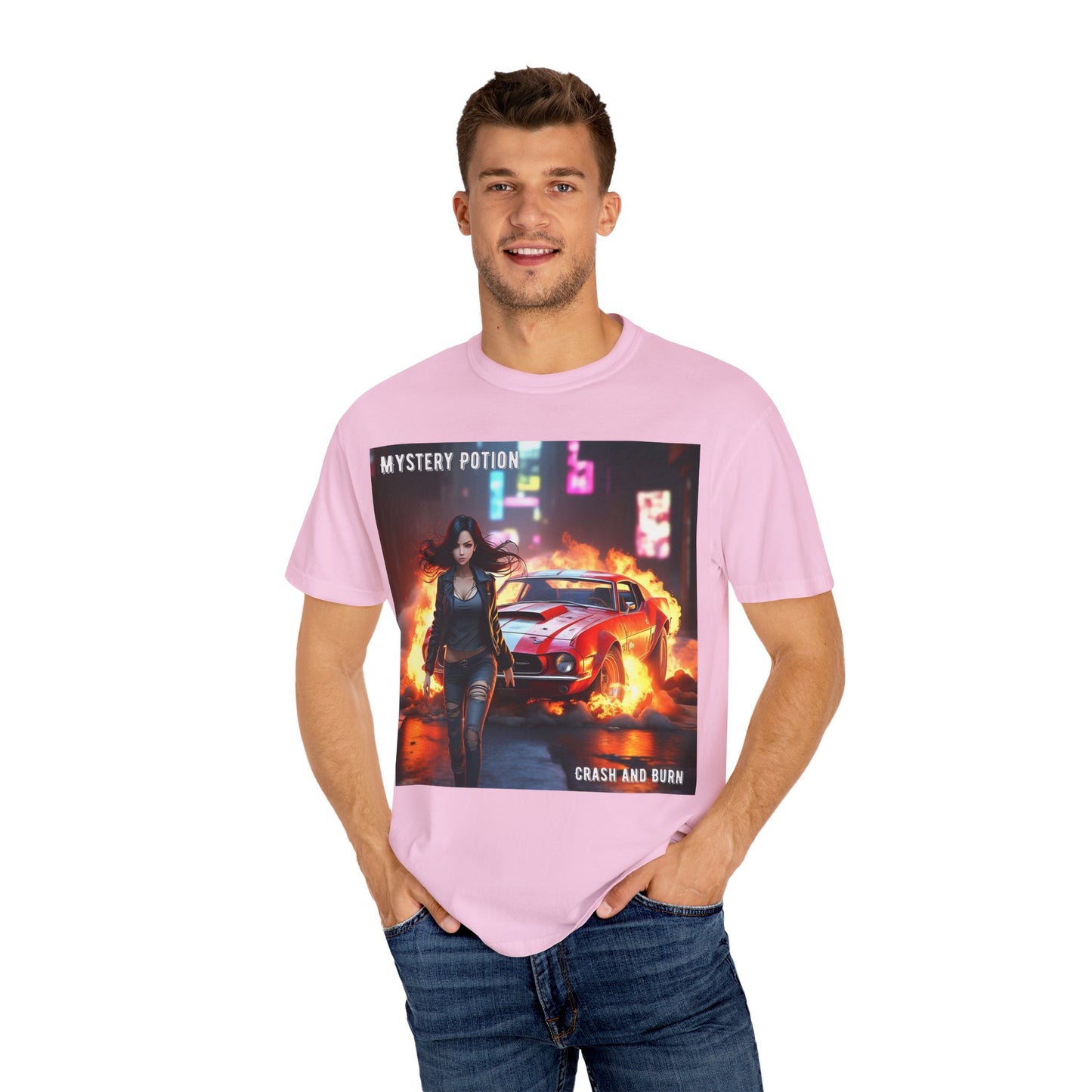 Mystery Potion Graphic Tee, Unisex Cool T-Shirt, Casual Wear, Gift for Gamers, Summer Festival Top
