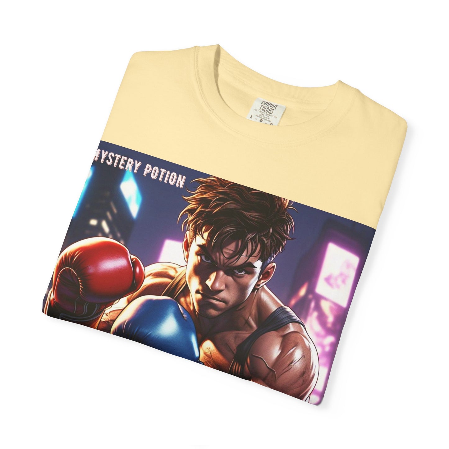 'One Ton Punch' by Mystery Potion, Boxer T-Shirt, Unisex Graphic Tee, Gift for Gamers, Vintage Style Shirt, Cool Casual Wear, Streetwear Fashion