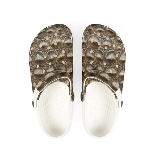 Aligator Skin Stylish EVA Foam Rubber Clogs, Trendy Casual Footwear, Ideal for Home & Outdoor, Perfect for Summer, Vacation & Gardening