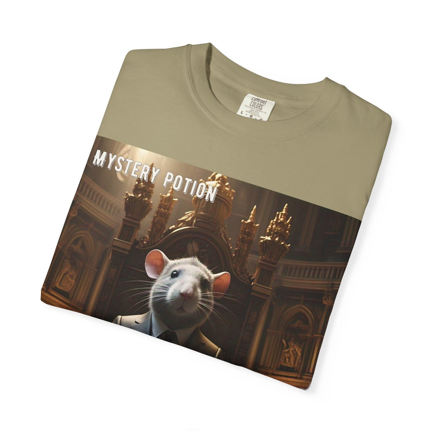 Mystery Potion Funny Unisex T-Shirt, Gift for Animal Lovers, Quirky Tee, Unique Graphic Shirt, Perfect for All Occasions