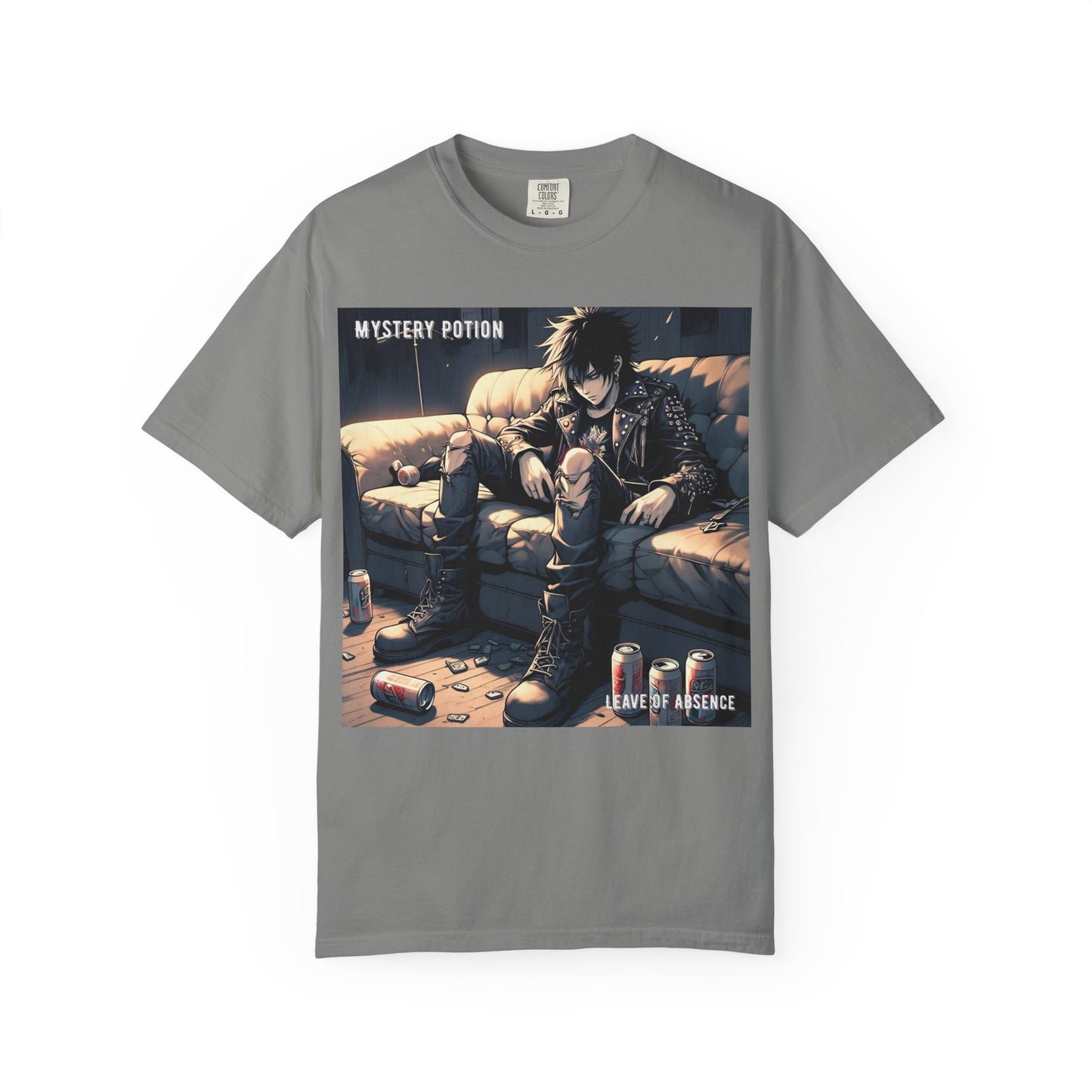 'Leave of Absence' by Mystery Potion Graphic T-Shirt, Unisex Casual Tee, Anime Merchandise, Gift for Fans, Streetwear Style