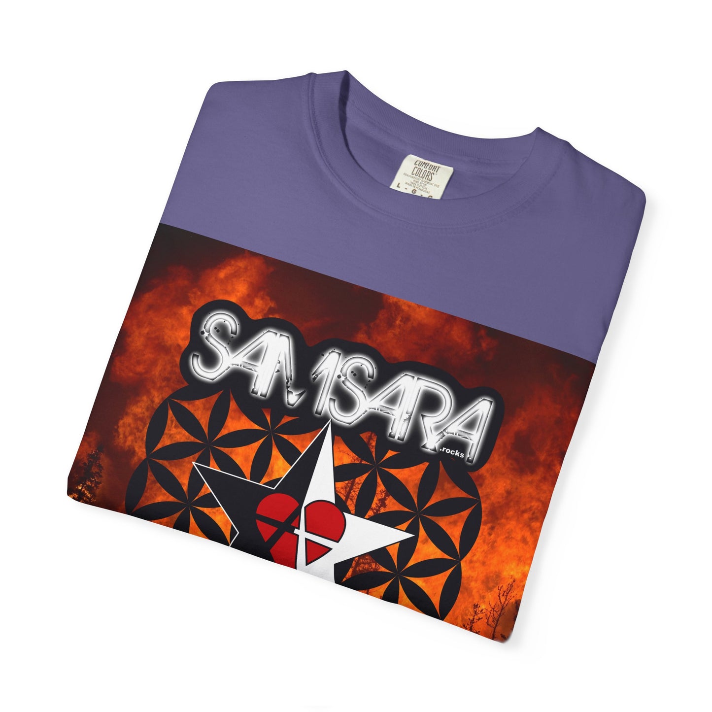 'Permanent Damage' by Samsara, Bold Graphic T-Shirt, Music Festival Gear, Unisex Casual Tee, Unique Gift for Friends, Statement Apparel, Concert Outfit