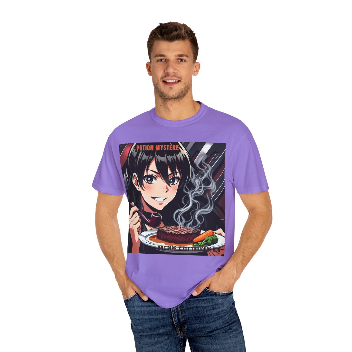 Mystical Culinary Unisex T-shirt - Ideal for Anime Fans, Food Lovers, Casual Wear, Gift for Foodies, Unique Graphic Tee