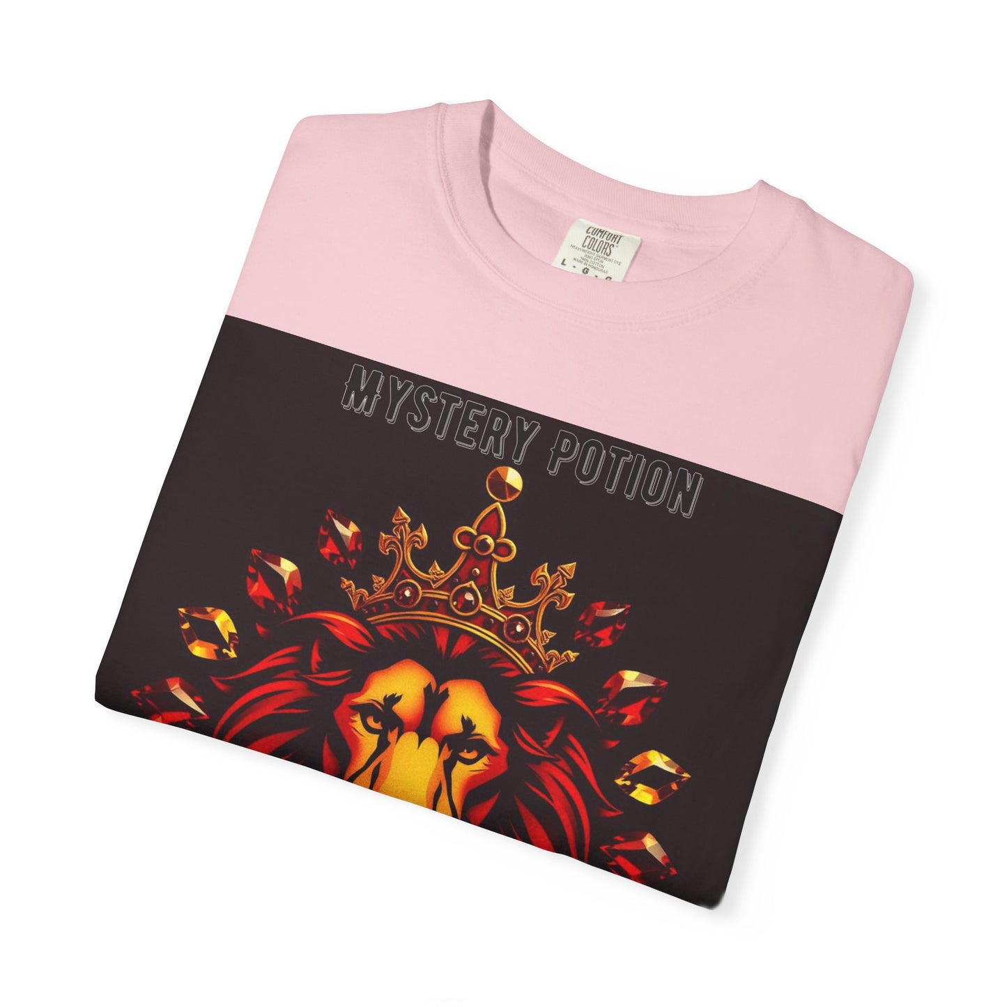 'This Is The Best Song You'll Ever Hear' by Mystery Potion, Bold Graphic Royal Lion T-Shirt, Unisex Tee, Streetwear Style, Gift for Lion Lovers, Perfect for Casual Outings, Unique Clothing