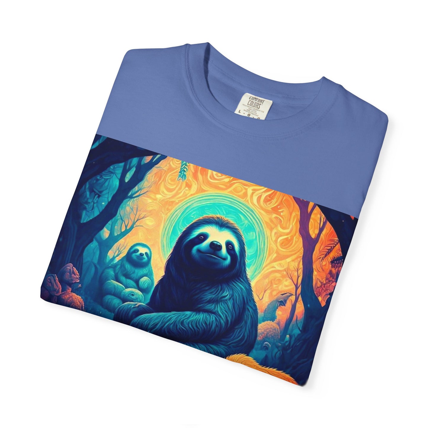 Vibrant Wildlife T-Shirt - Unisex Garment-Dyed Tee, Nature Lover Gift, Animal Art Shirt, Eco-Friendly Fashion, Summer Essentials