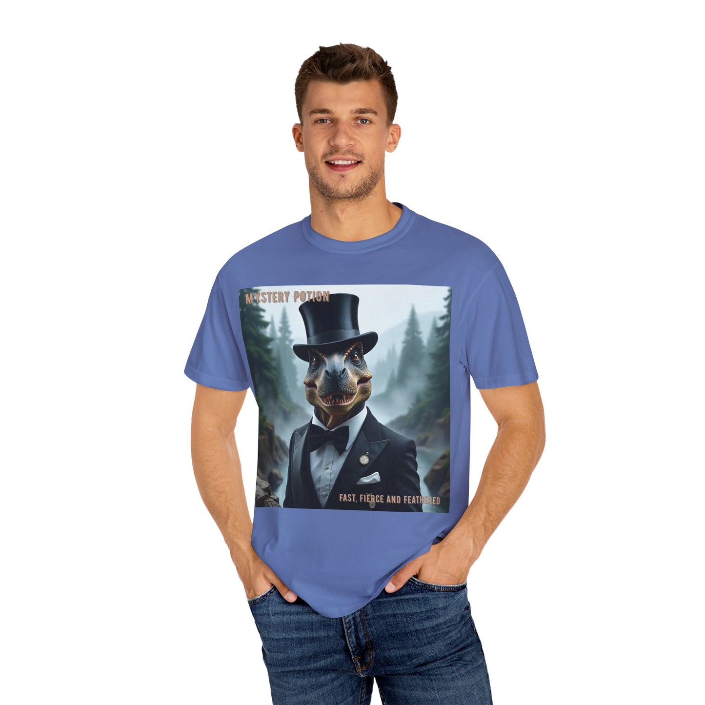 Mystery Potion T-shirt, Quirky Animal Graphic Tee, Fun Gift for Nature Lovers, Unique Fashion Statement, Casual Wear, Unisex Graphic Tee