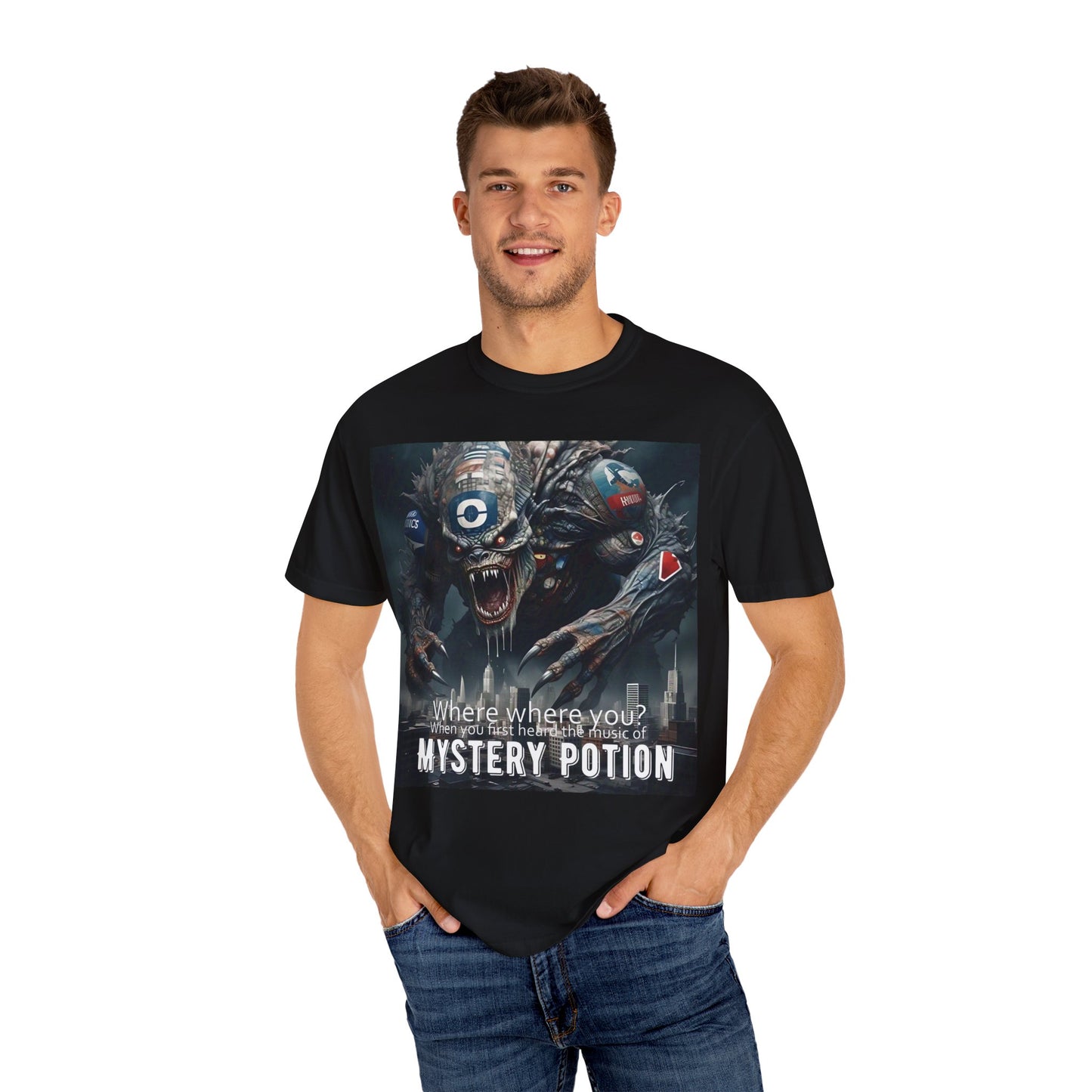 'Where were You When You First Heard Mystery Potion?' Unisex T-shirt - Spooky Graphic Tee for Halloween, Unisex Gift, Casual Wear, Festival Apparel