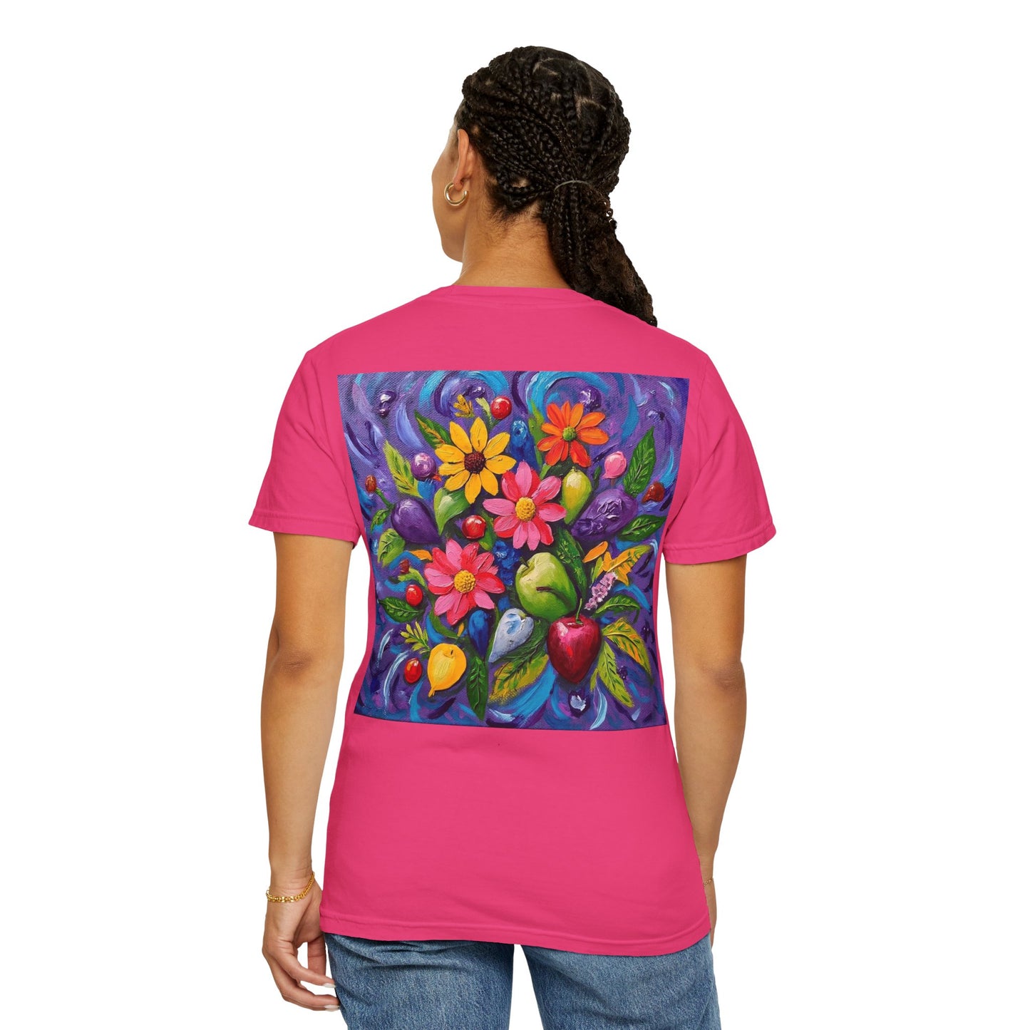 Vibrant Floral Art T-Shirt | Unisex Garment-Dyed Tees | Gift for Garden Lovers | Casual Wear for All Seasons | Summer Vibes | Unique [...]
