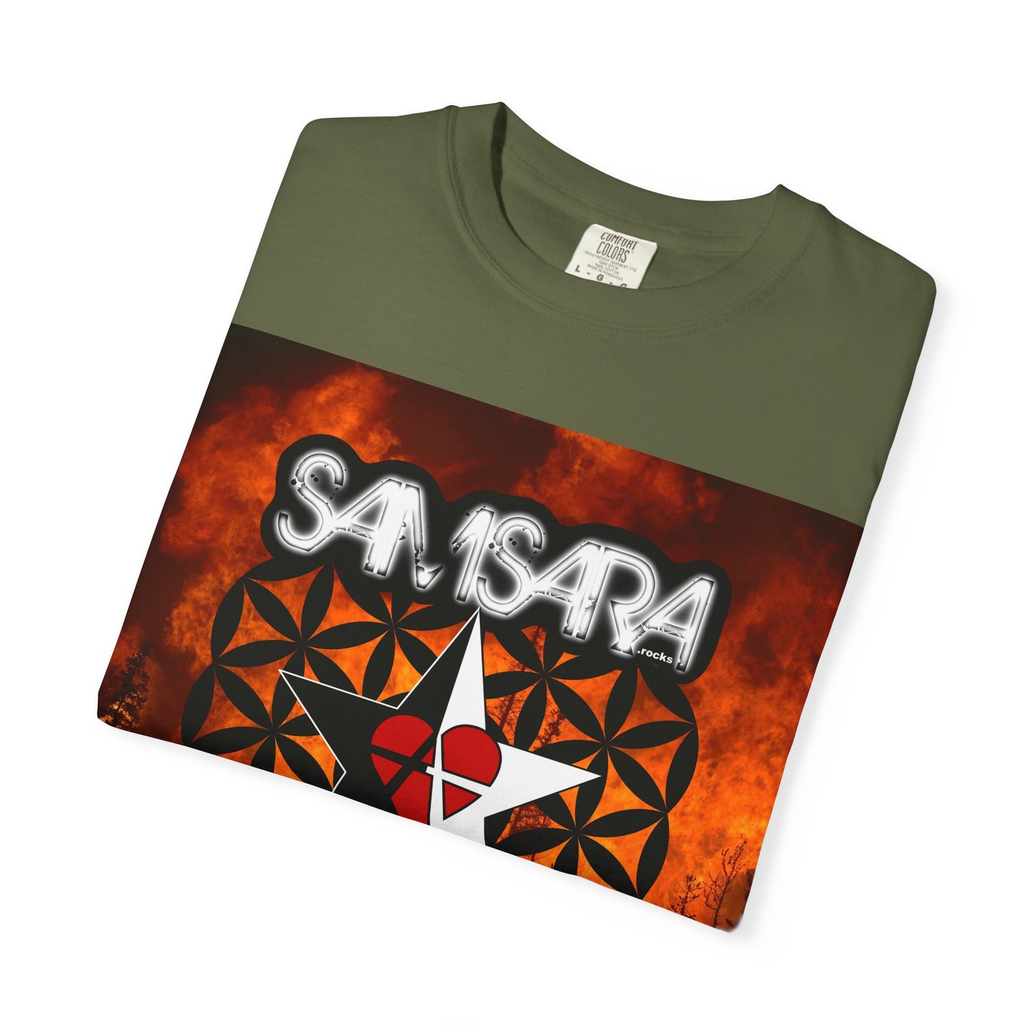 'Permanent Damage' by Samsara, Bold Graphic T-Shirt, Music Festival Gear, Unisex Casual Tee, Unique Gift for Friends, Statement Apparel, Concert Outfit