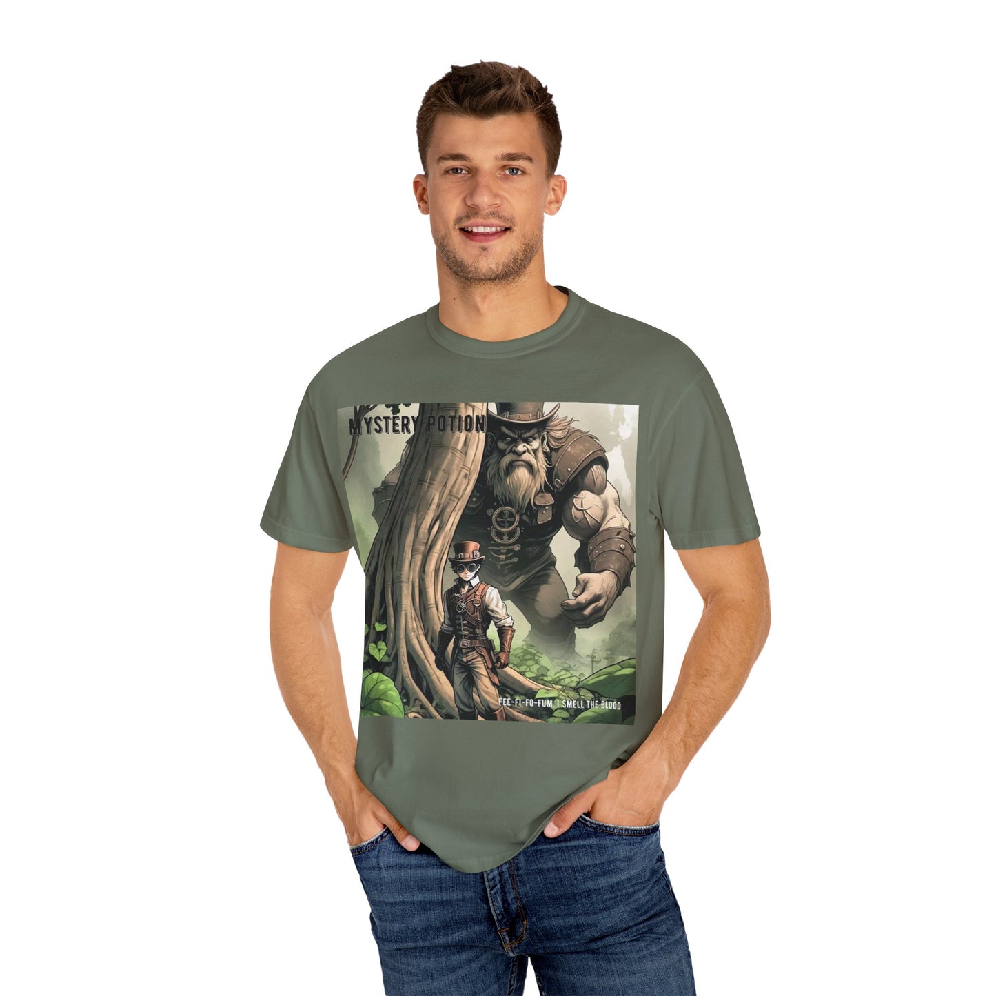 Mystery Potion Adventure T-Shirt, Fantasy Shirt, Unisex Graphic Tee, Gamer Gift, Nature Lover Gift, Cool T-Shirt for Events
