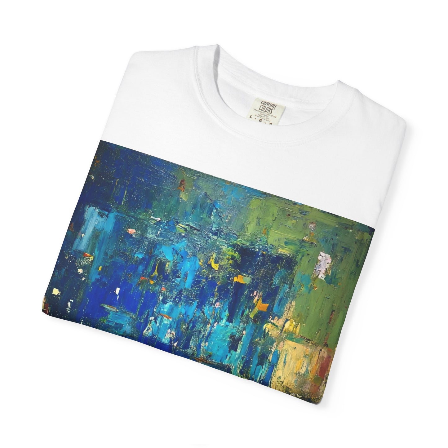 Artistic Unisex T-Shirt, Colorful Abstract Tee, Casual Wear, Gift for Art Lovers, Summer Essential, Unique Graphic Shirt