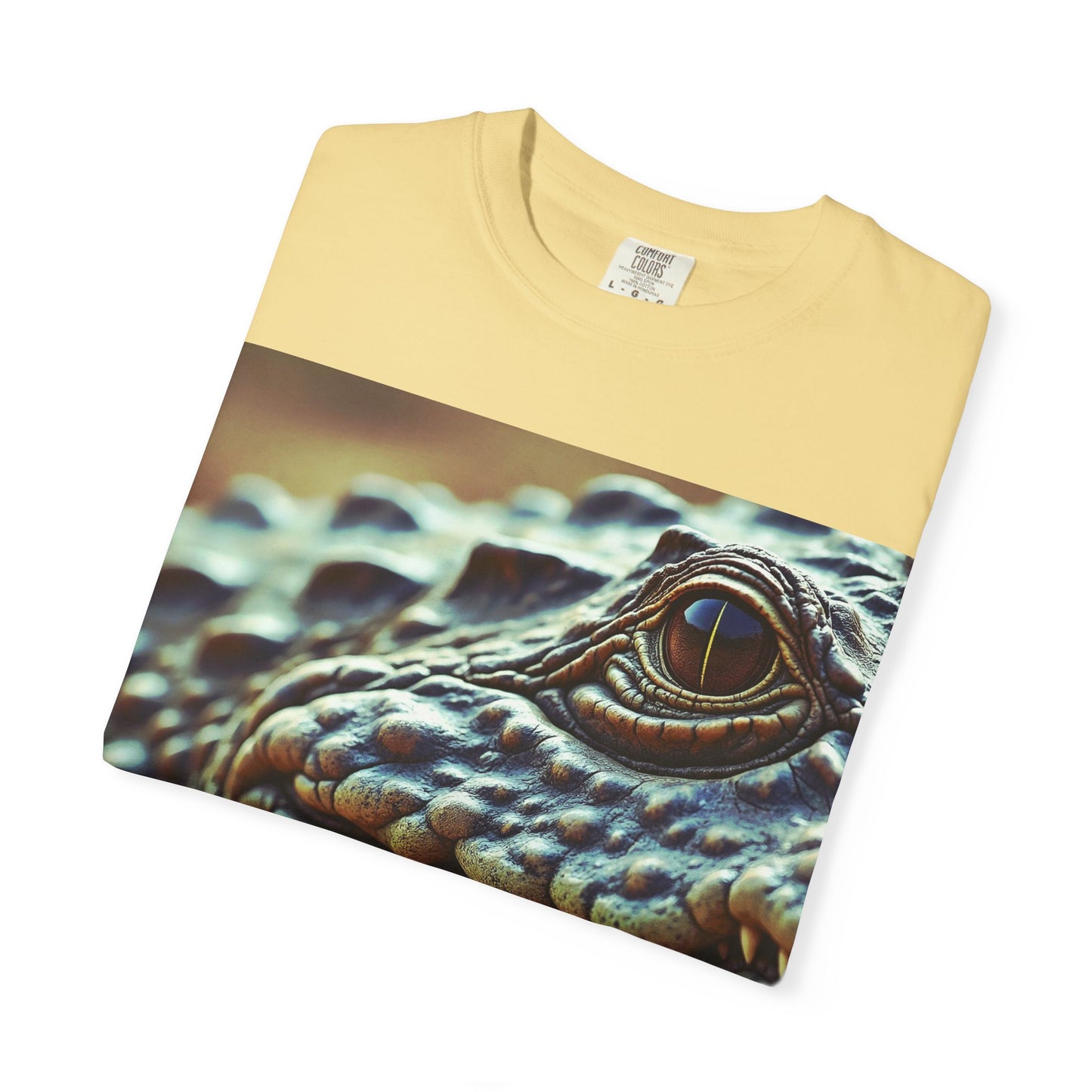 Aligator Unisex Garment-Dyed T-Shirt with Lizard Design, Cool Animal Tee for Nature Lovers, Gift for Her, Him, Birthday, Outdoor Enthusiasts