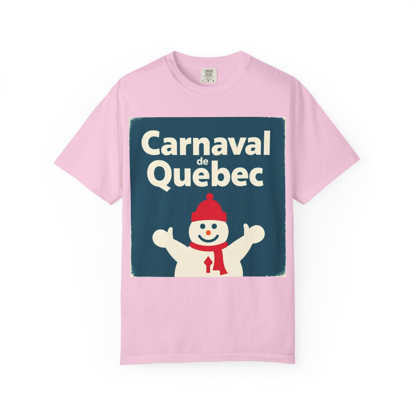 Quebec Carnaval Unisex T-Shirt, Winter Festival Tee, Handmade Vacation Souvenir, Holiday Gift Apparel, Quebec Celebration Shirt