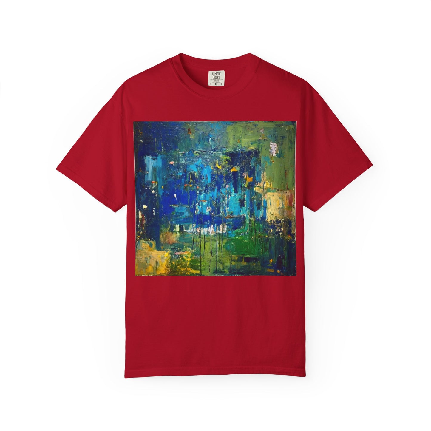 Artistic Unisex T-Shirt, Colorful Abstract Tee, Casual Wear, Gift for Art Lovers, Summer Essential, Unique Graphic Shirt