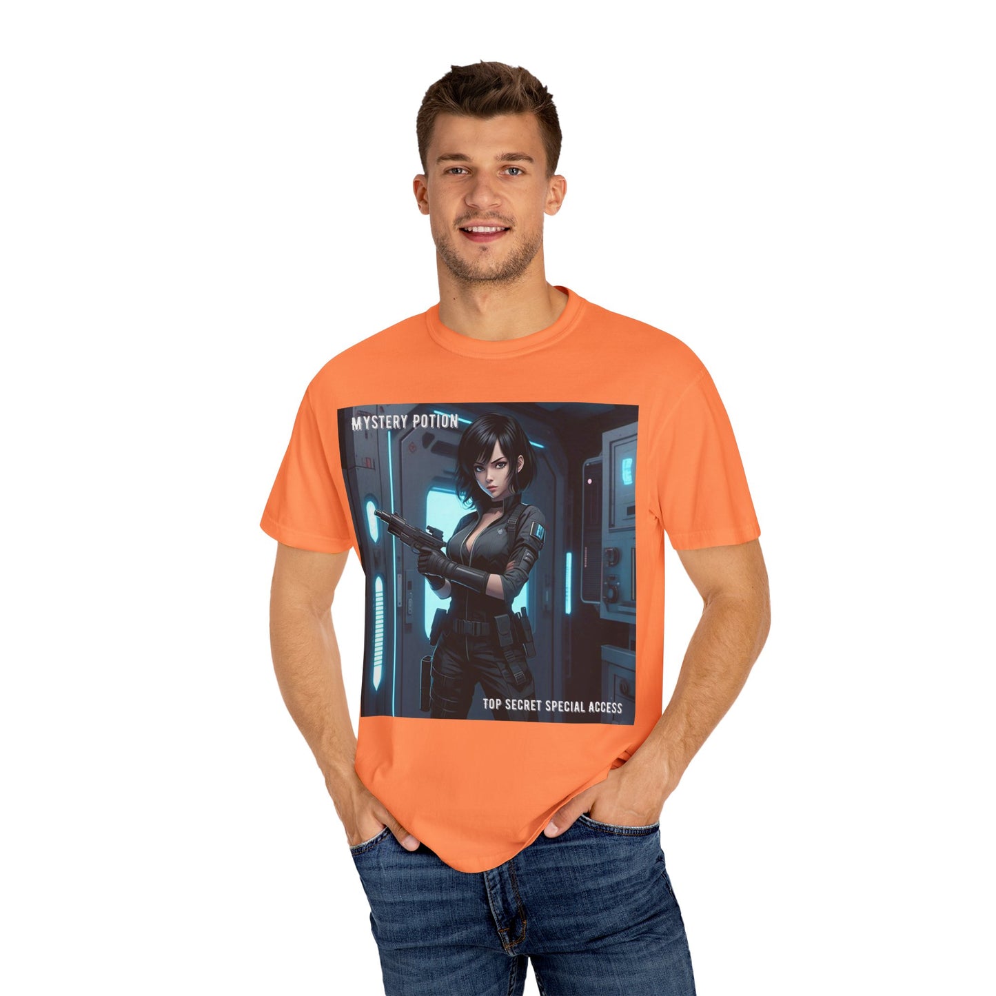 Mystery Potion Graphic Tee, Gamer T-Shirt, Unisex Clothing, Casual Wear, Birthday Gift, Top Secret Access Shirt