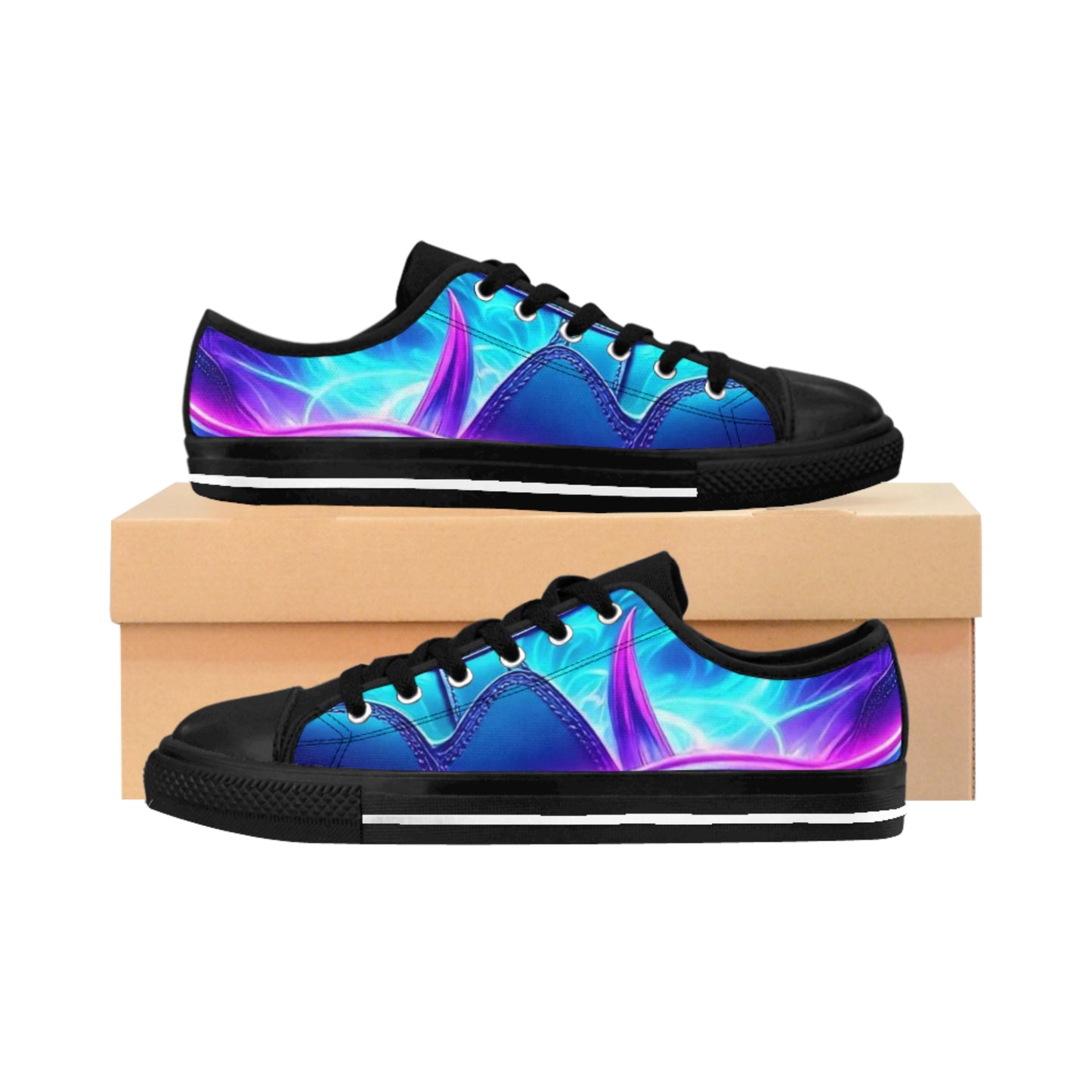 Vibrant Men's Sneakers - Colorful Casual Footwear, Unique Gift, Streetwear Shoes, Trendy Everyday Sneakers, Bold Graphic Sneakers
